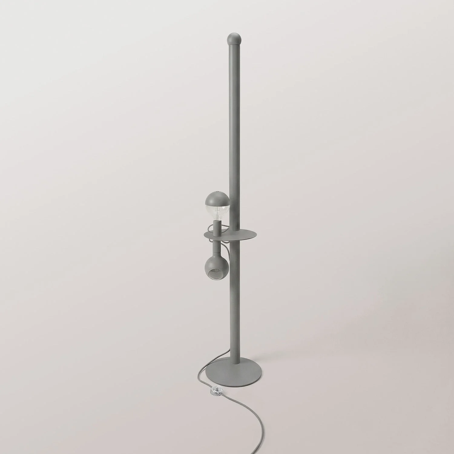 Rocco XXL - Floor lamp with Maria and Camo Light bulb - Grey - Image 6