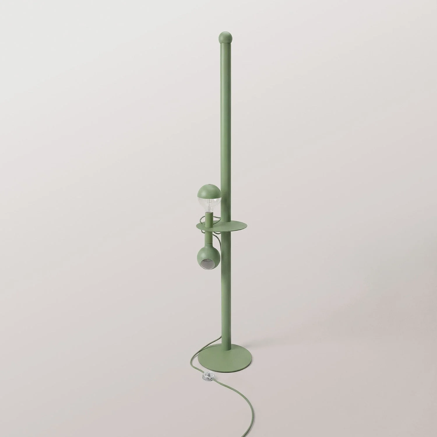 Rocco XXL - Floor lamp with Maria and Camo Light bulb - Green - Image 6
