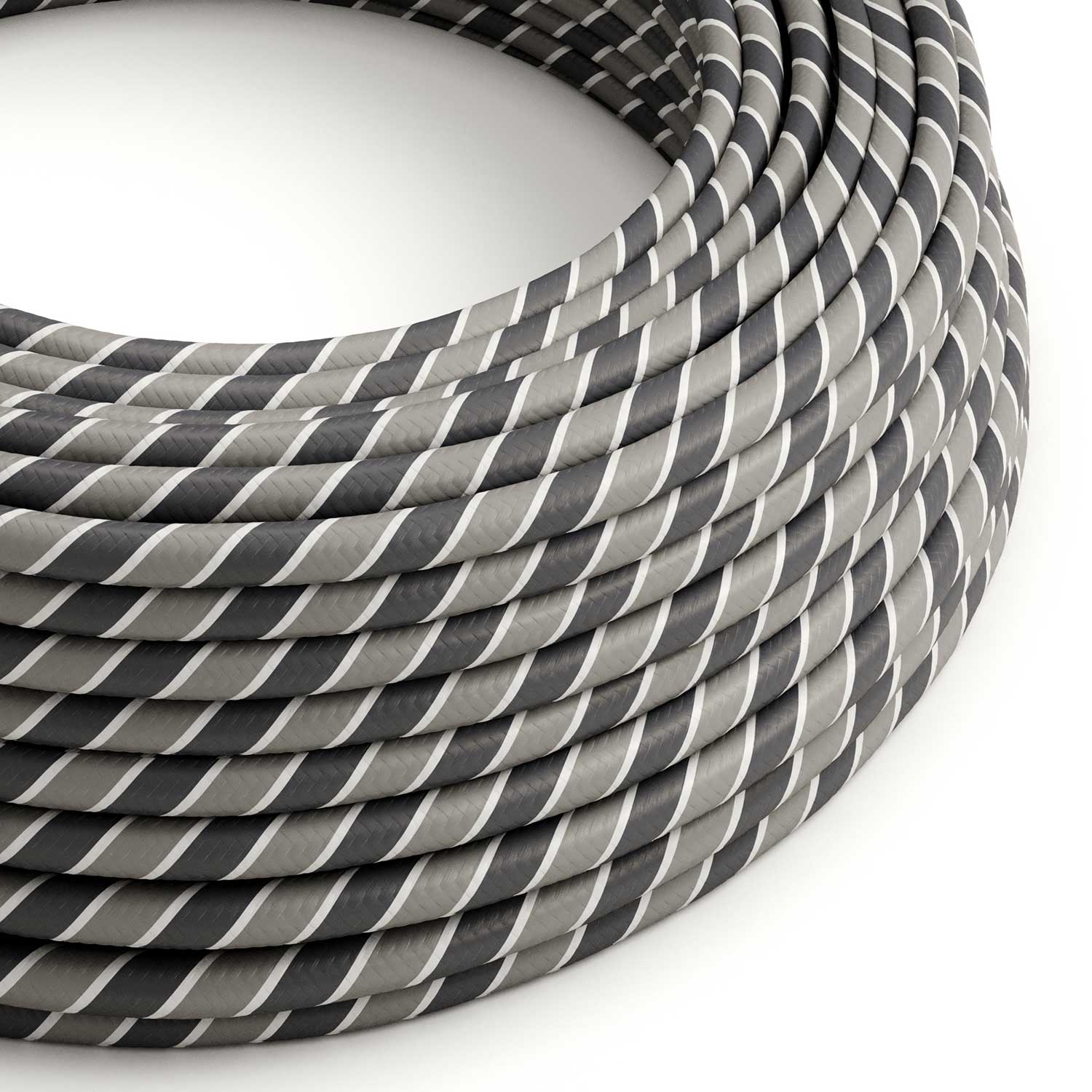 Round Electric Vertigo HD cable covered in Ironman fabric ERM44