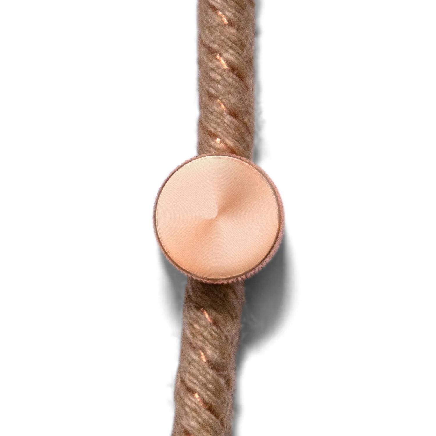 Sarè - Wall mount, metal cord pass-through for fabric cord - Copper - Image 4
