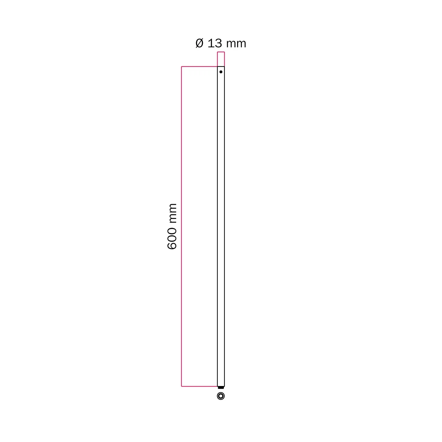 Extension tube in metal for MAG-Y floor lamps - Satin bronze - Image 3