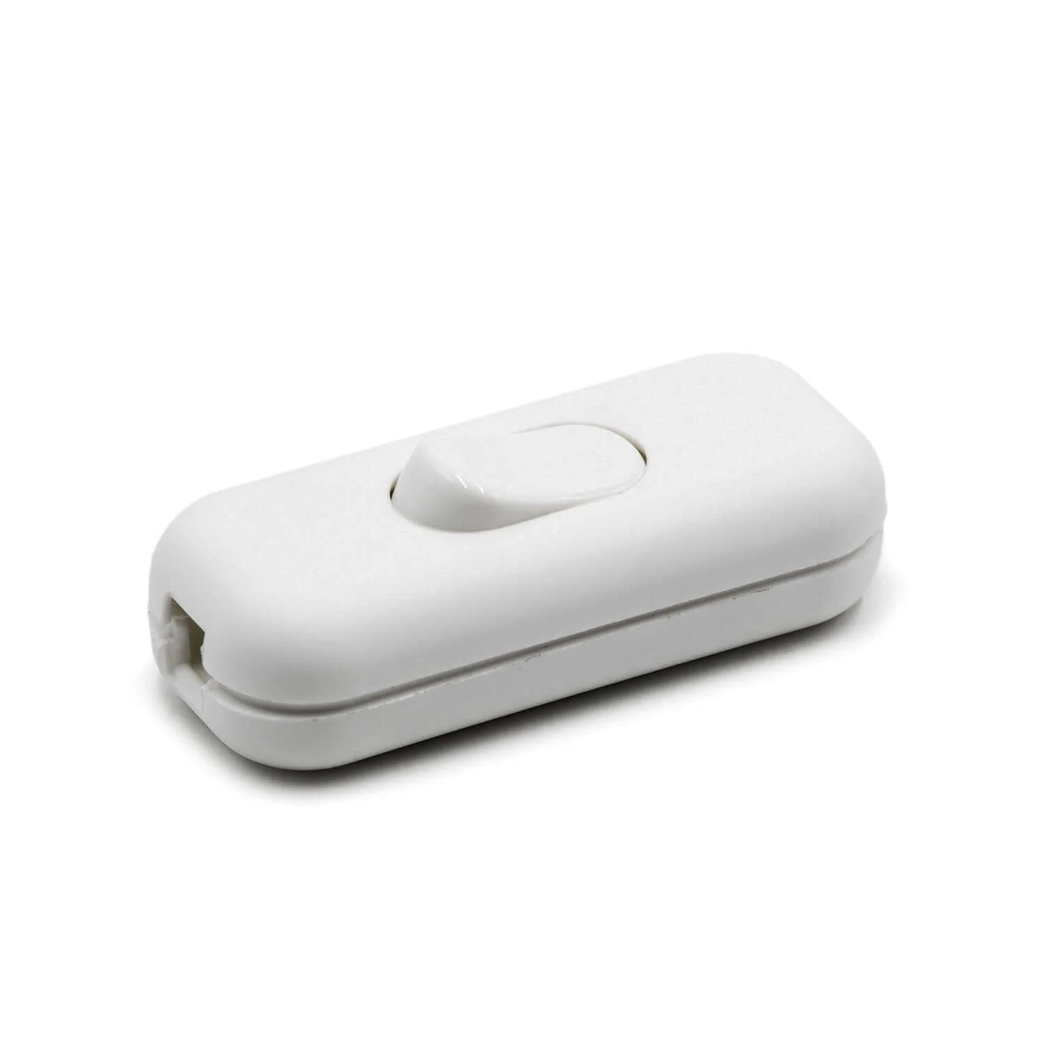 In-line single-pole switch with ground terminal - White - Image 2