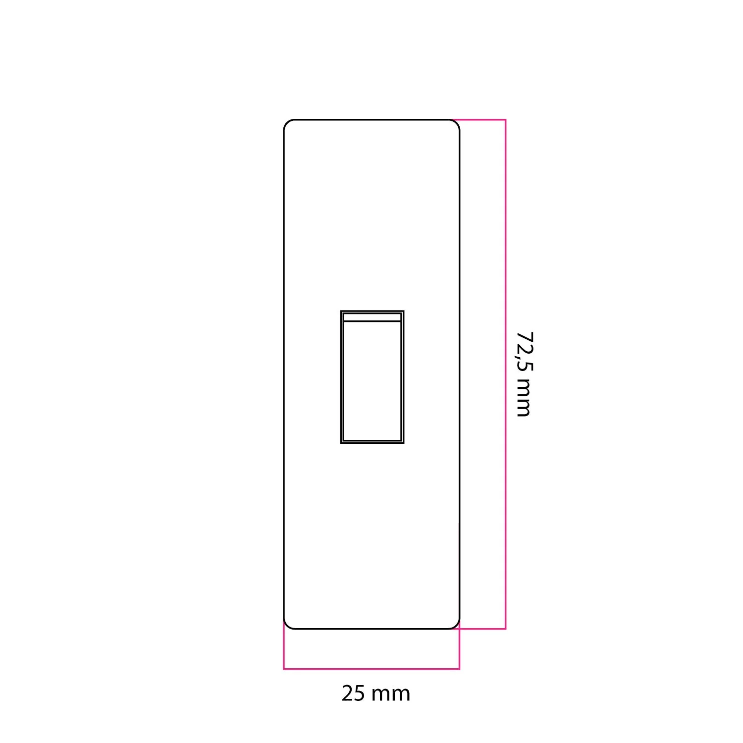 Cylindrical single-pole rocker switch with ground terminal - Red - Image 3