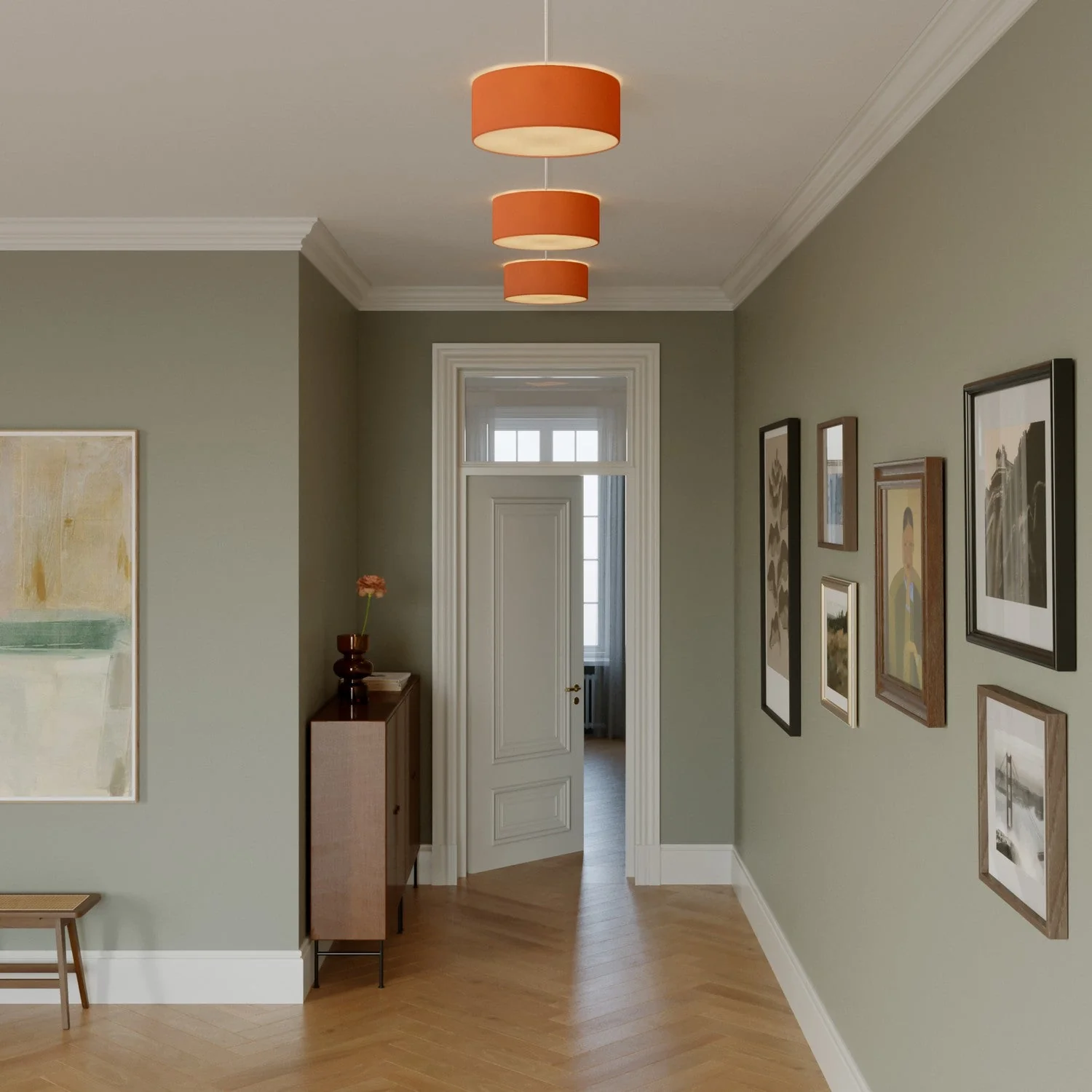 Small Cinette lobster fabric ceiling light - Made in Italy - Image 2