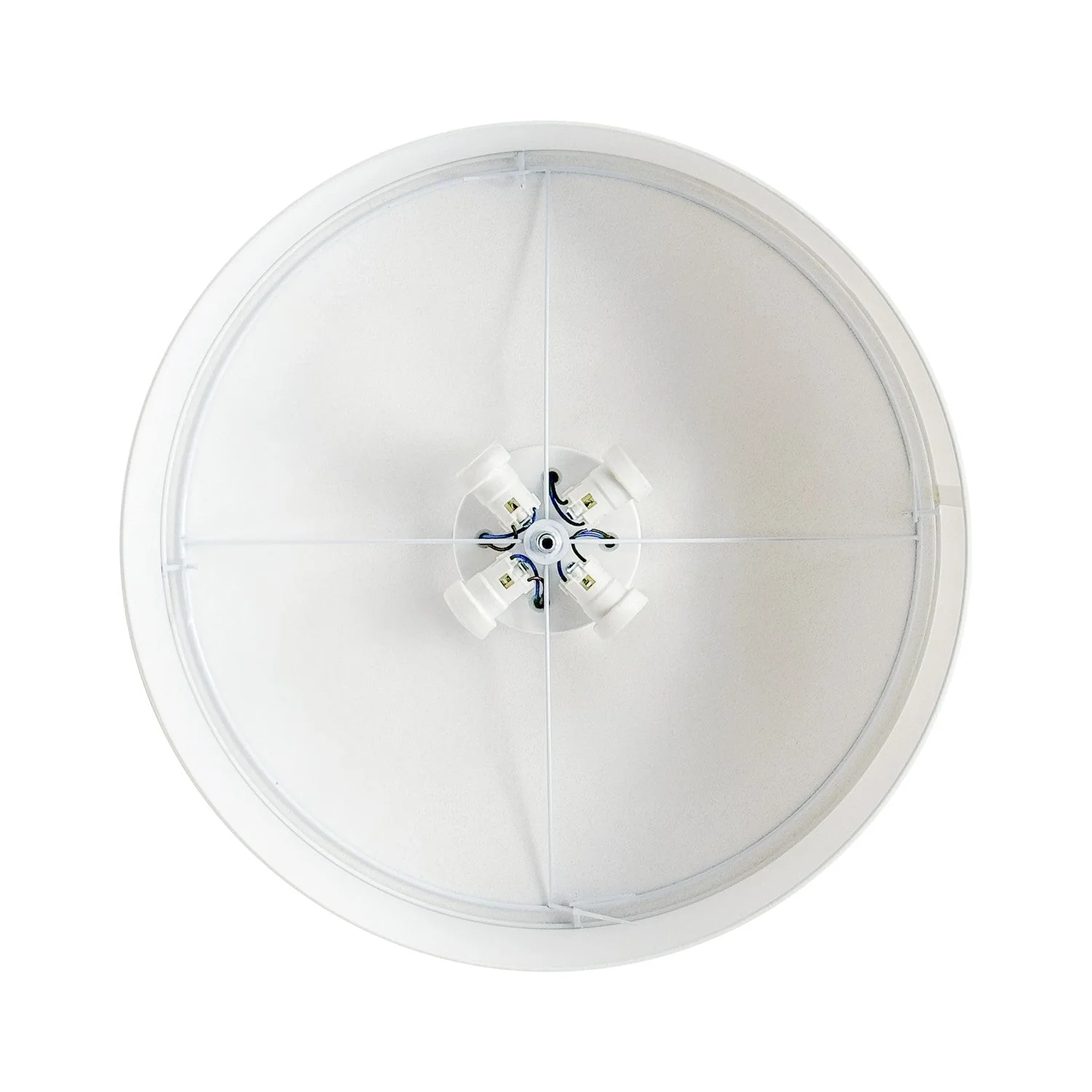 Small fabric ceiling lamp in natural Jute - Made in Italy - Image 4