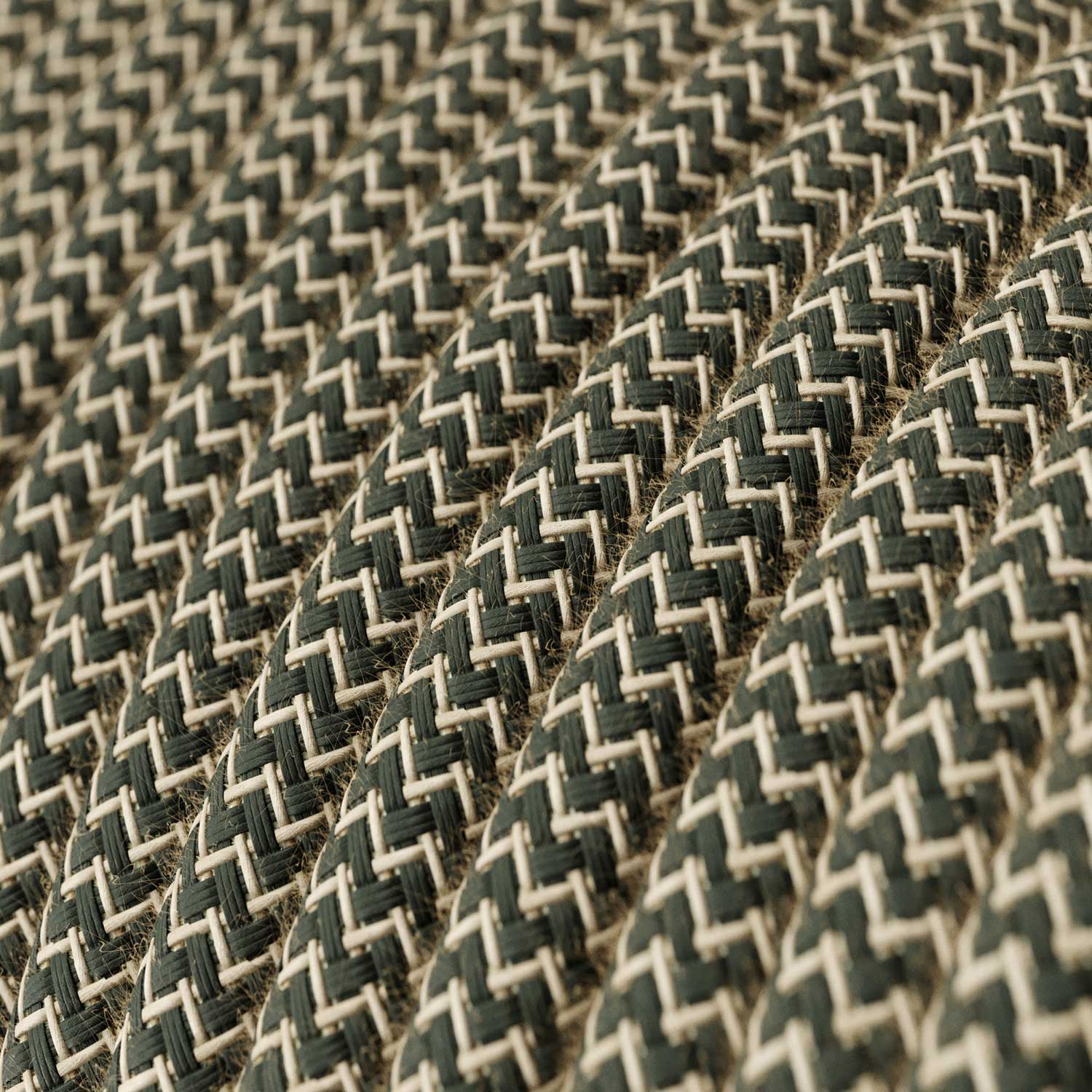 Snake for lampshade - Plug-in lamp with Zig-Zag fabric cable - RD74 - Image 2