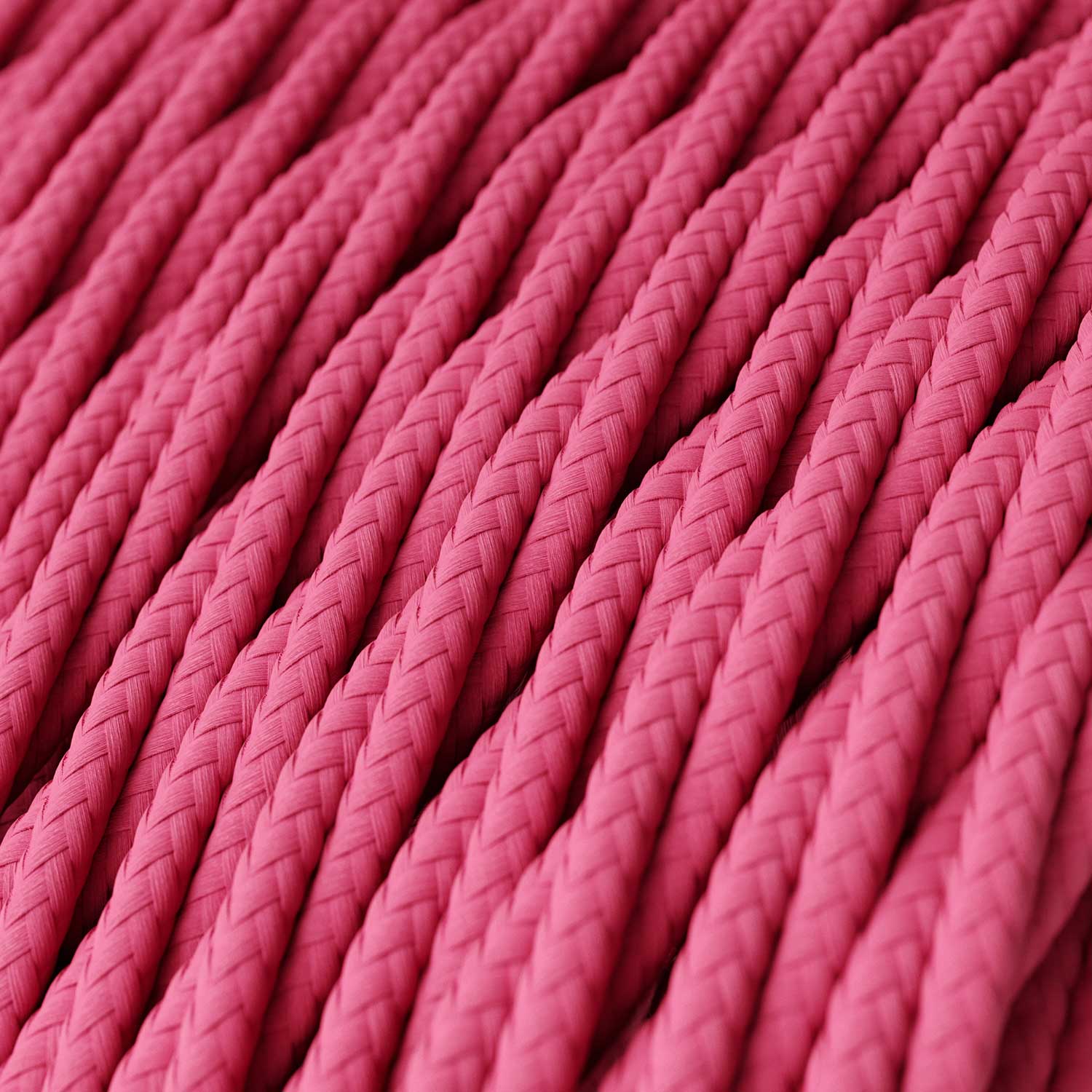 SnakeBis Twisted for lampshade - Cordset with socket, TM08 braided fabric cord, and UK plug - Image 2