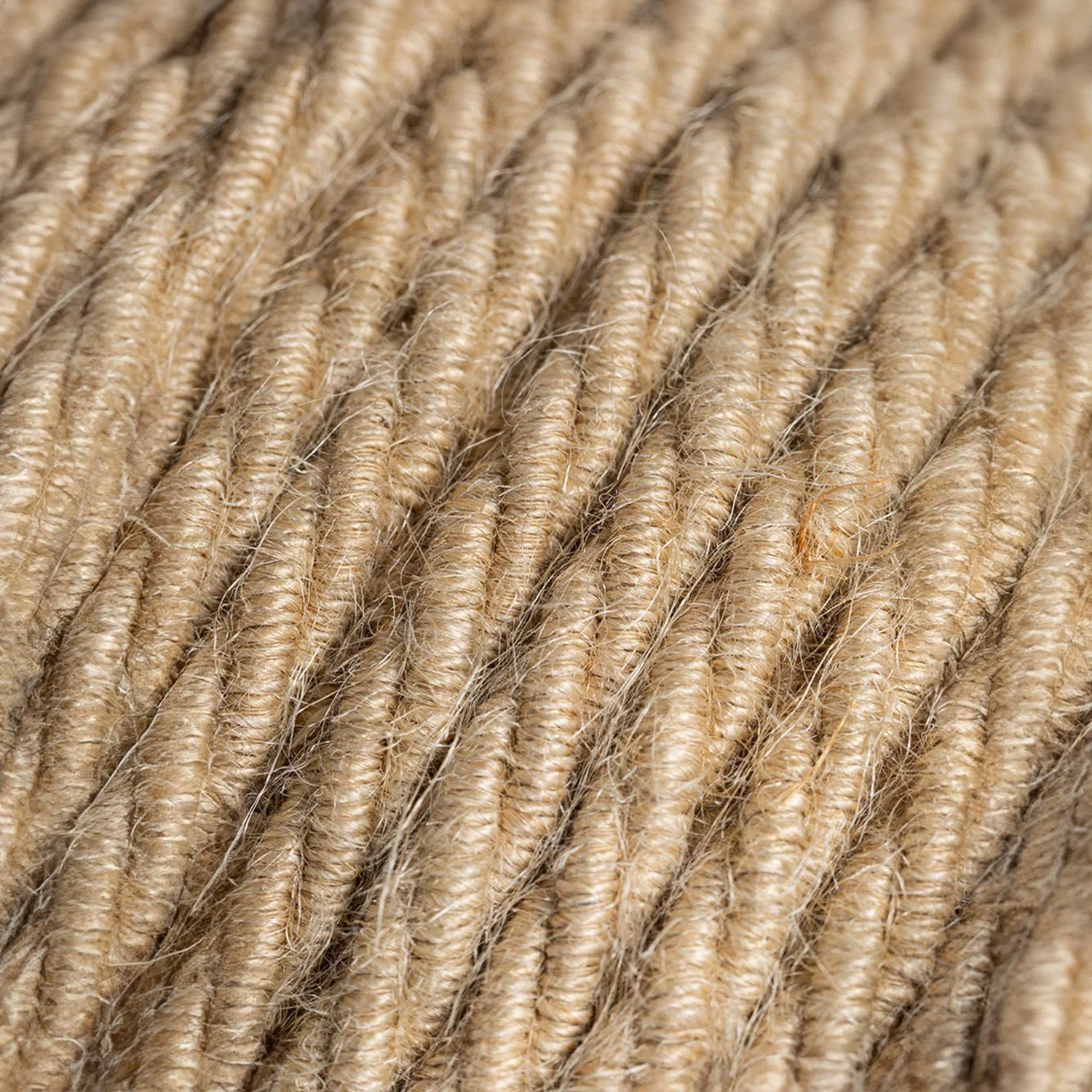 SnakeBis Twisted for lampshade - Cordset with socket, TN06 braided fabric cord, and UK plug - Image 2