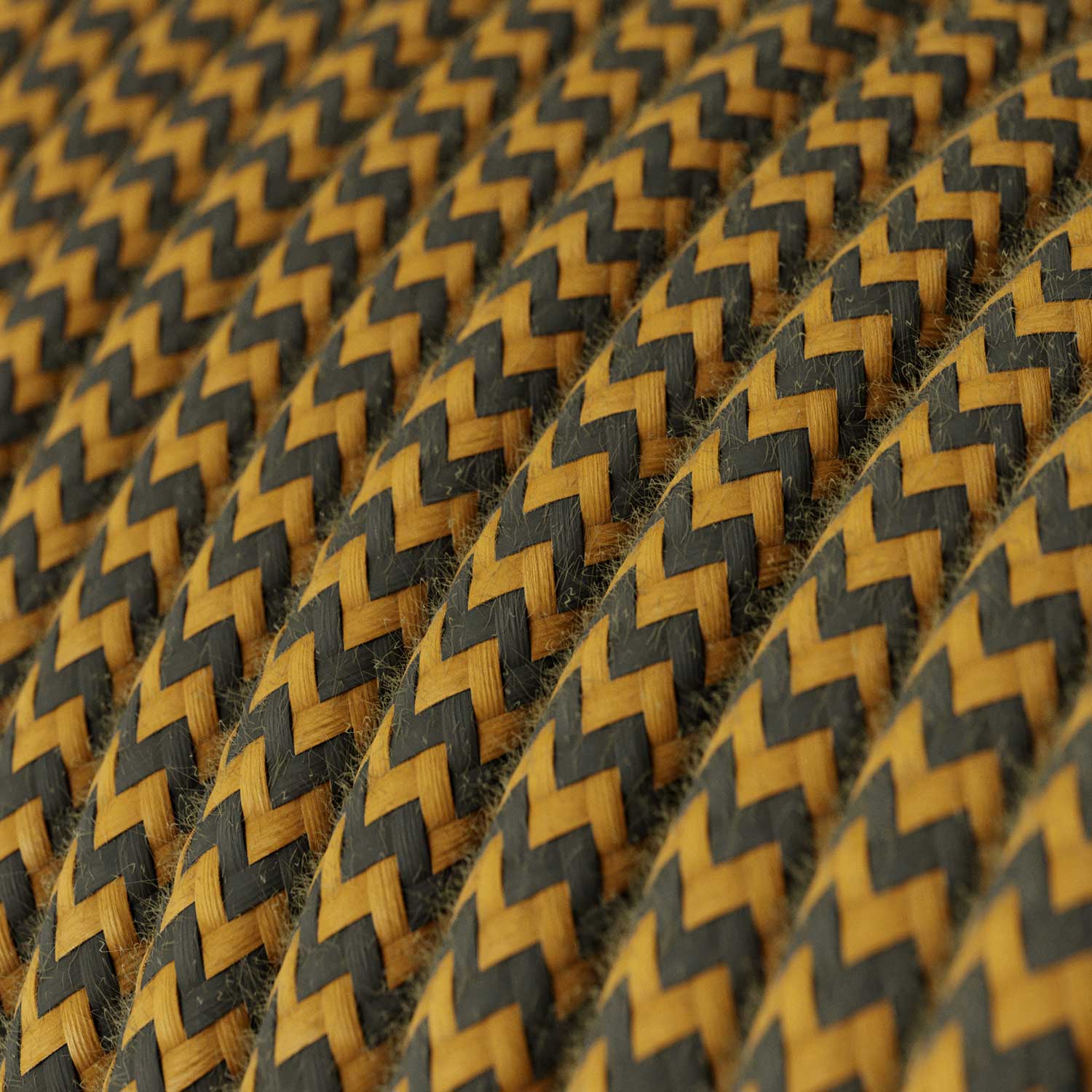 SnakeBis Zig-Zag - Cordset with socket and Zig-Zag effect fabric cable RZ27 - Image 2