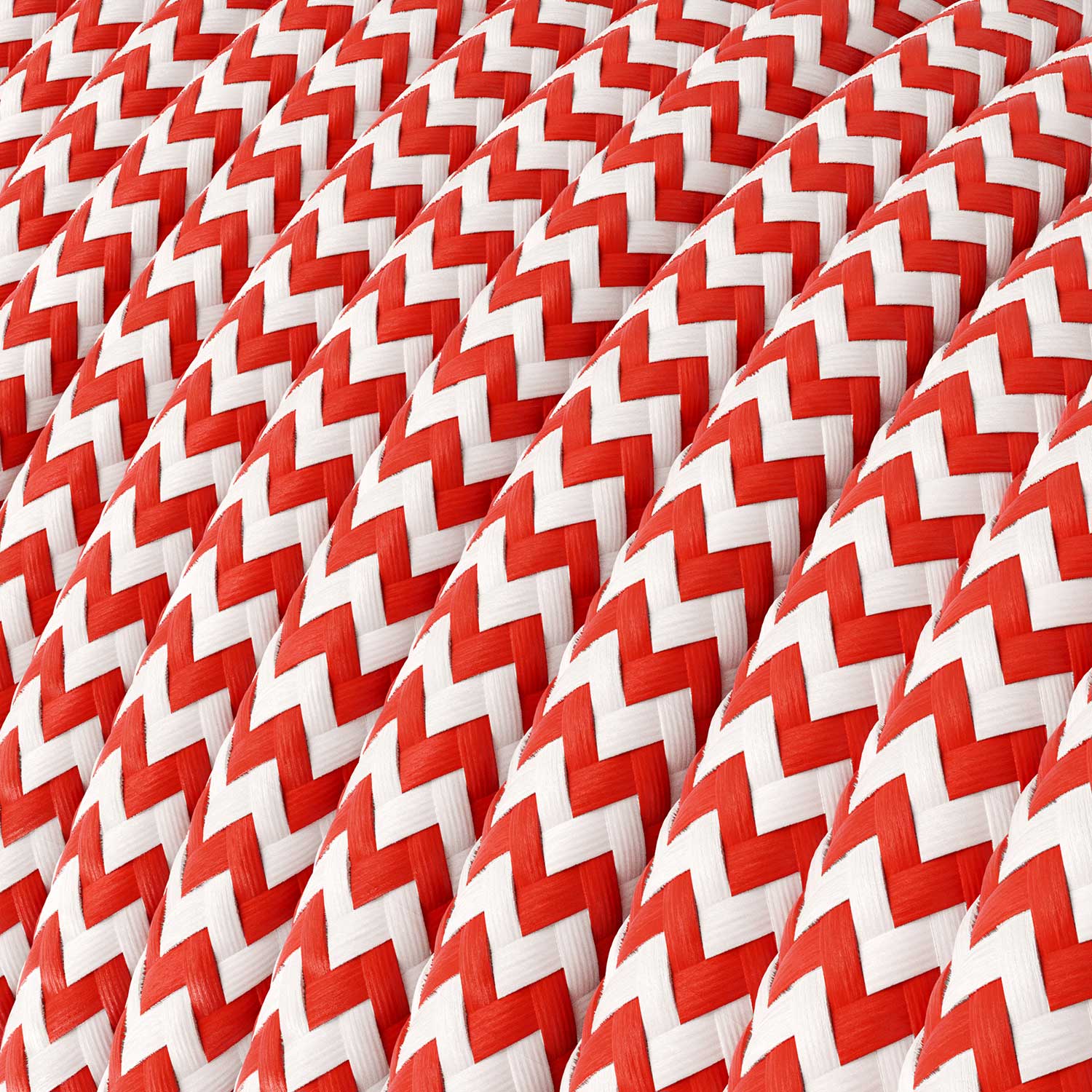 SnakeBis Zig-Zag for lampshade - Cordset with socket, Zig-Zag RZ09 fabric cable, and UK plug - Image 2