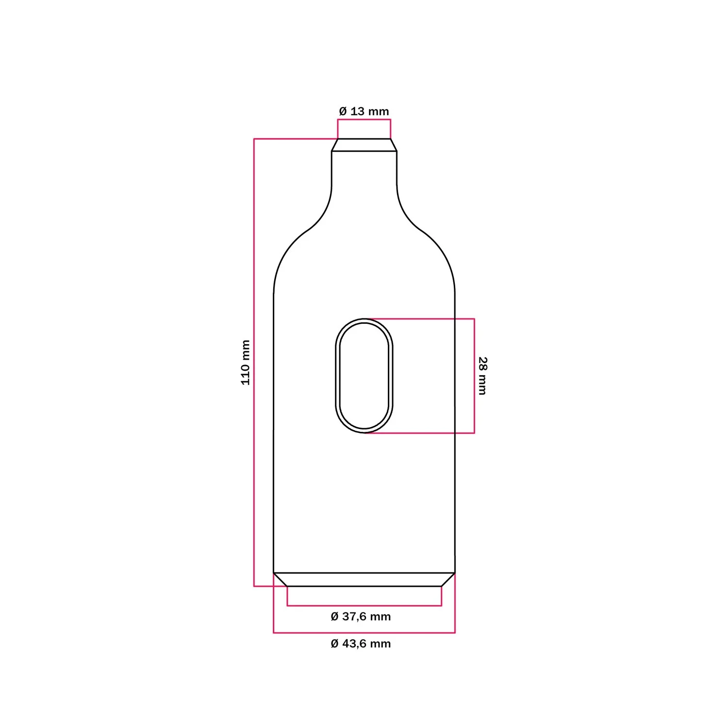 E27 silicone socket kit with hidden switch and strain relief - Red - Image 5