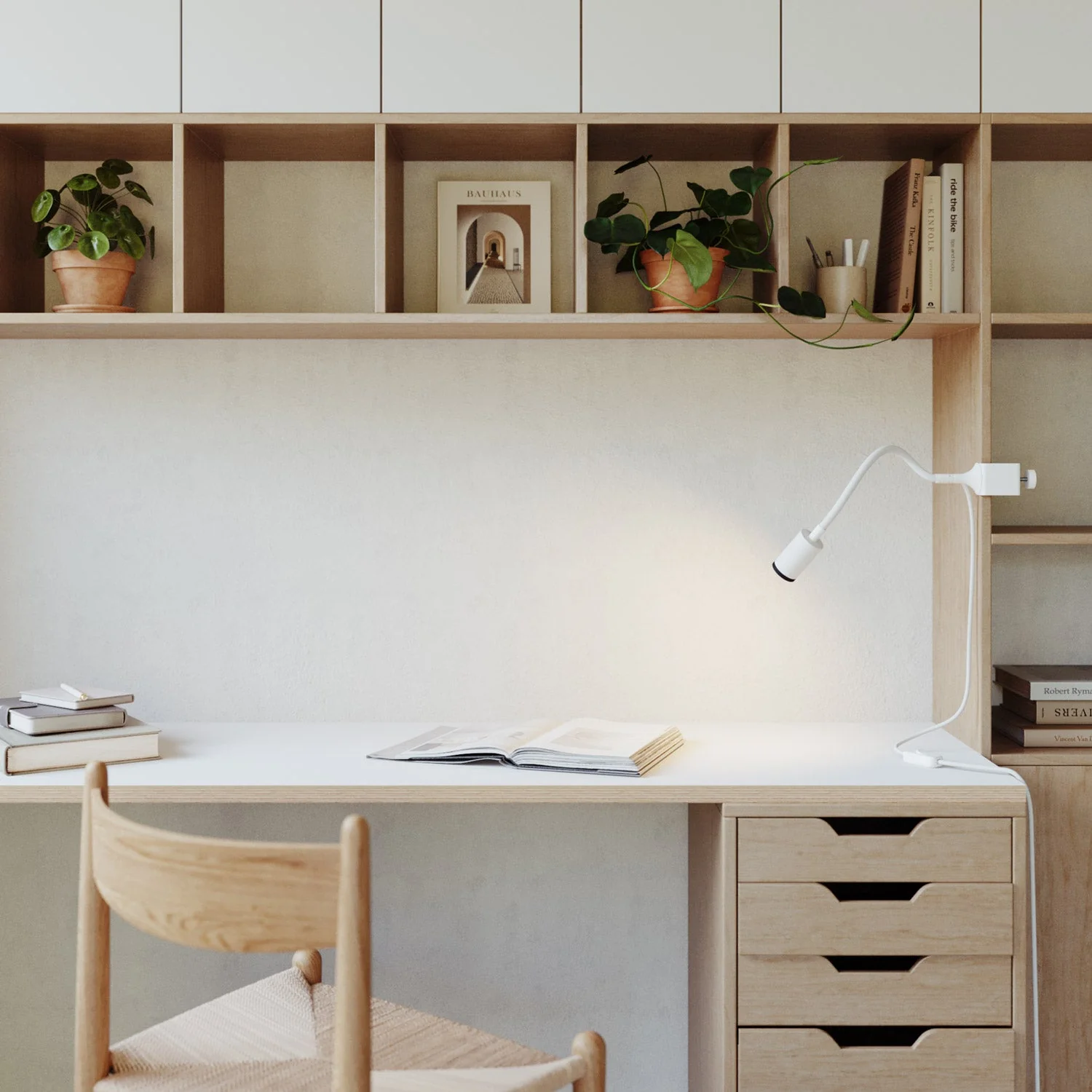 MAG-Y adjustable spotlight with clamp - Matte white - Image 5