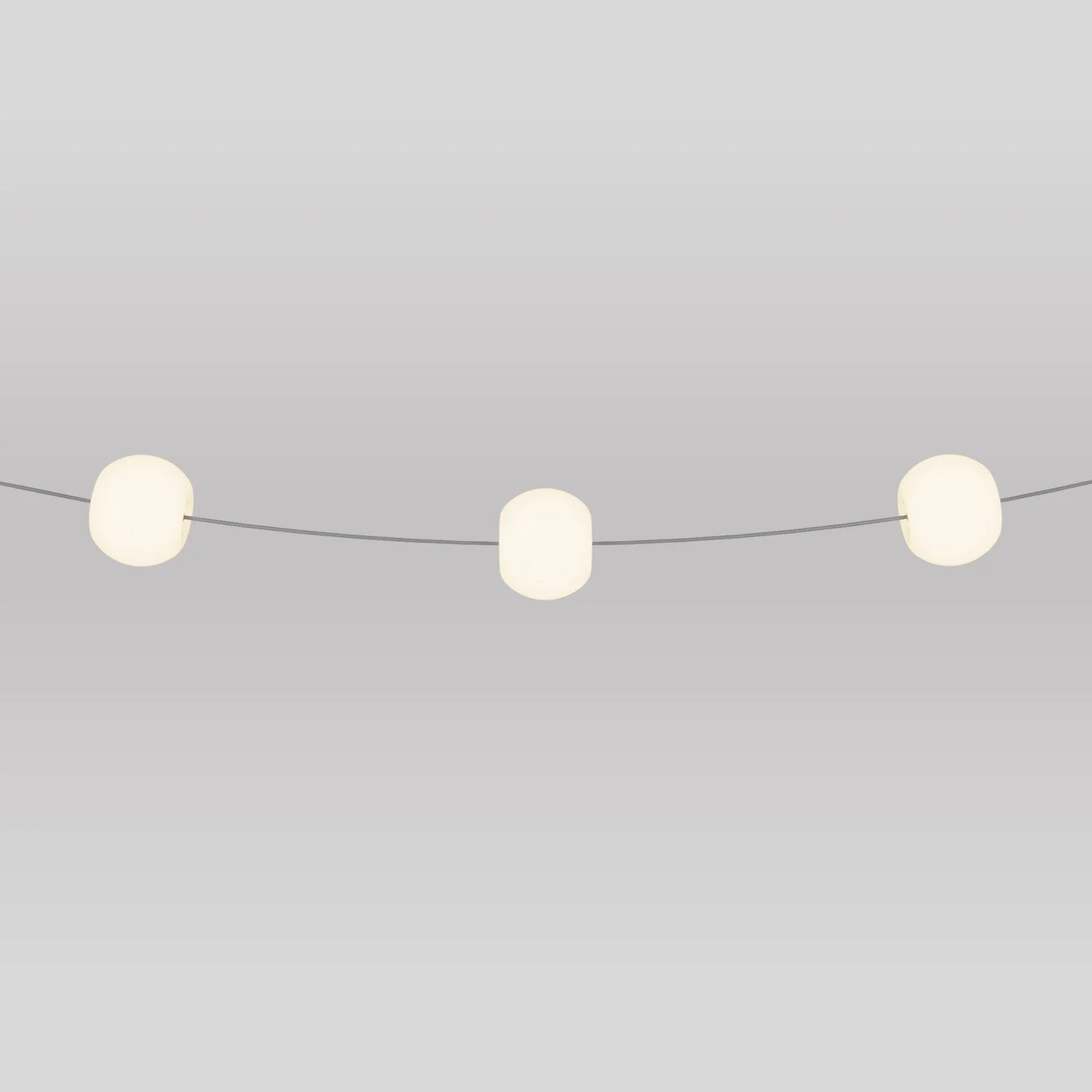 Outdoor String Light 3 Light Points IP67 Gray with UK Plug - Marina3 Cherry