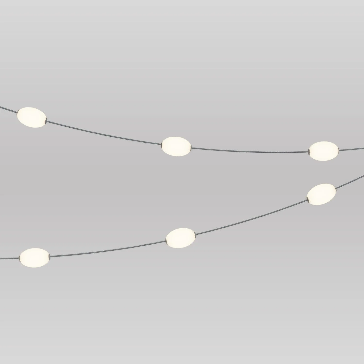 Outdoor string light 6 light points IP67 Grey - Marina6
