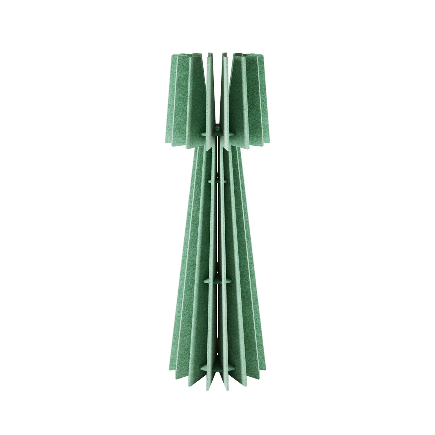 SHHINE floor lamp frame in sound-absorbing material - Melange green