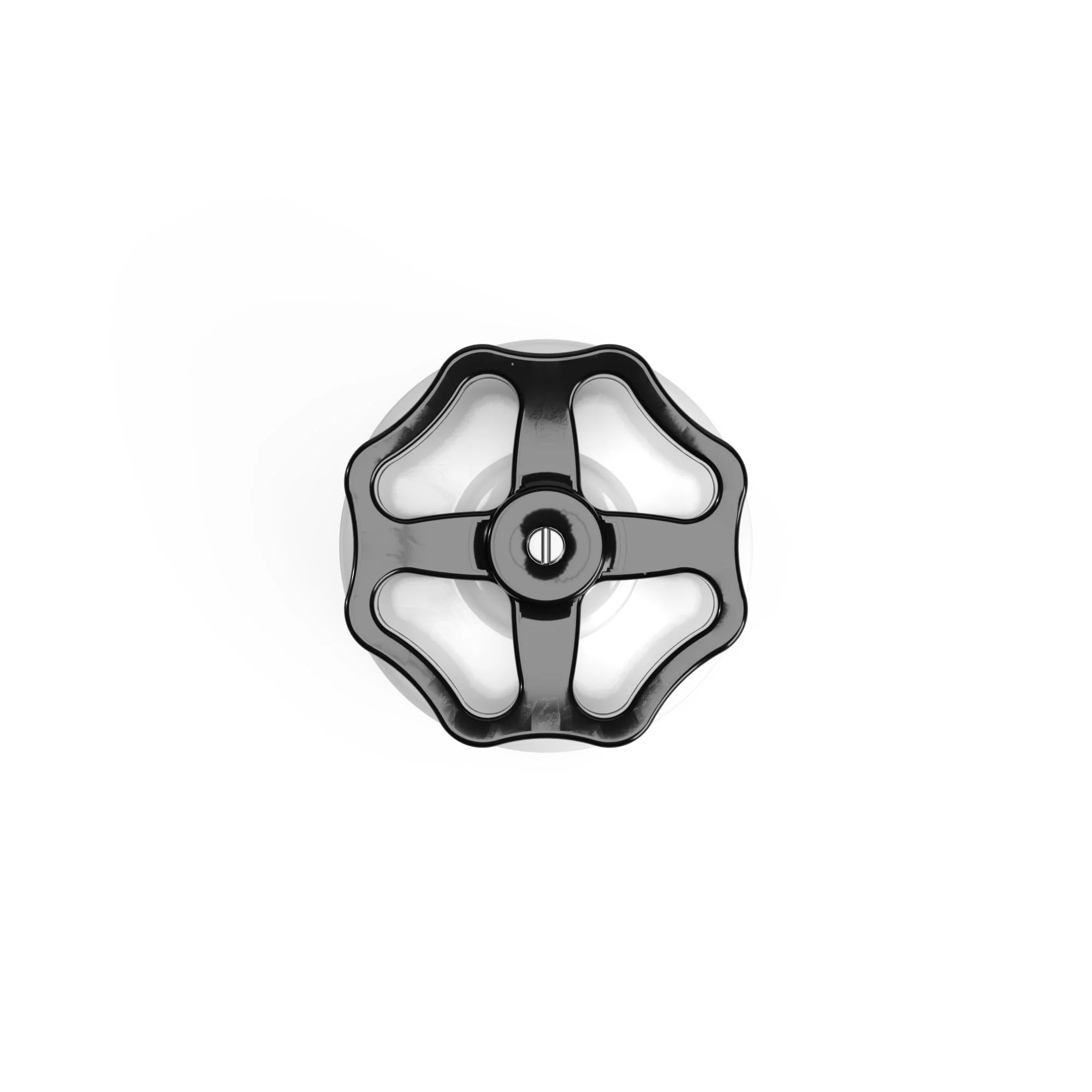 White porcelain switch with knob - Image 10