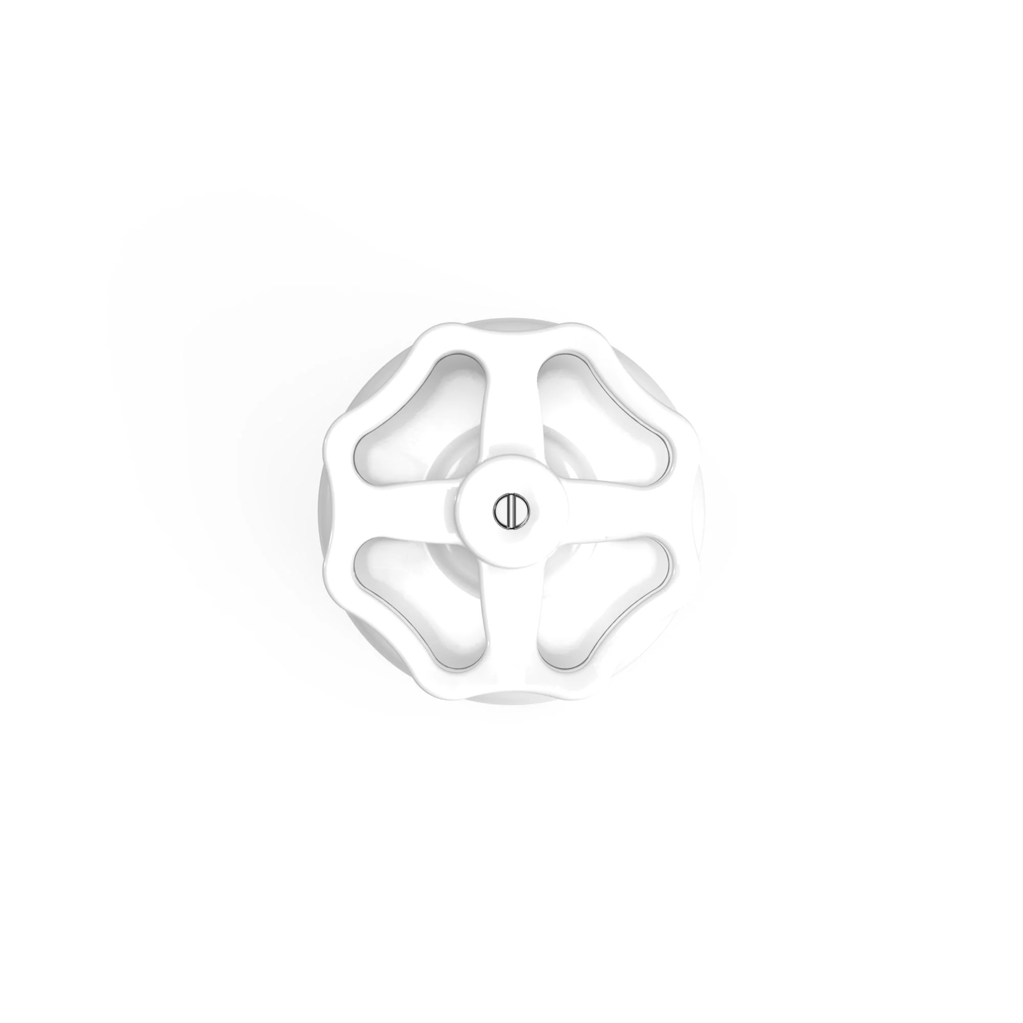 White porcelain switch with knob - Image 3