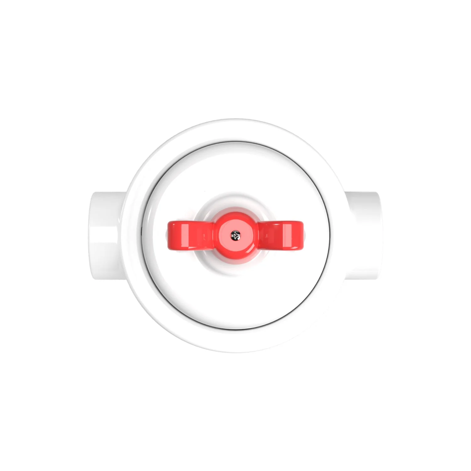 Switch/deviator kit with butterfly nut and base for Creative-Tubes in white porcelain - Image 60