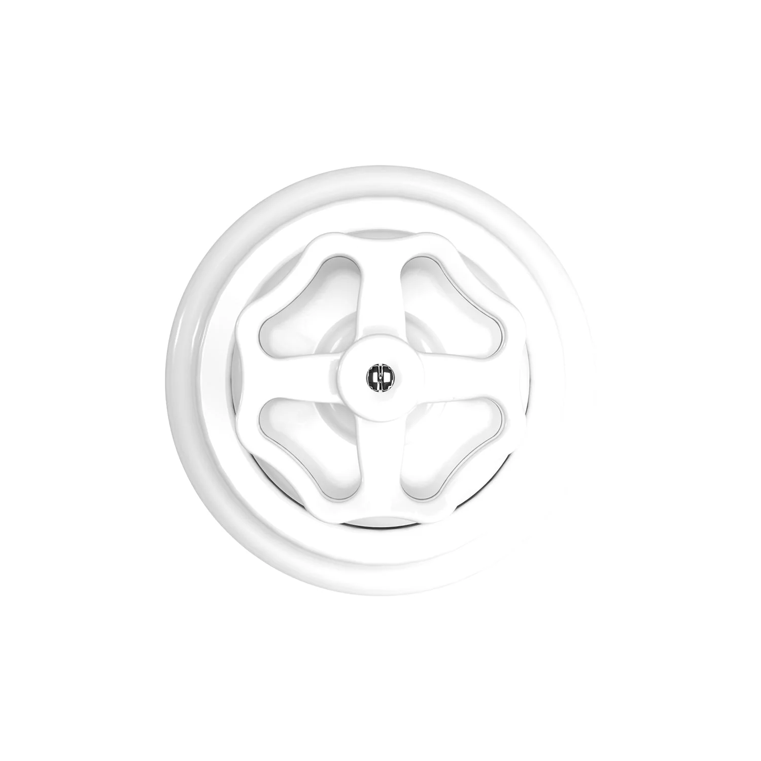 Switch/deviator kit with knob and white porcelain base - Image 2