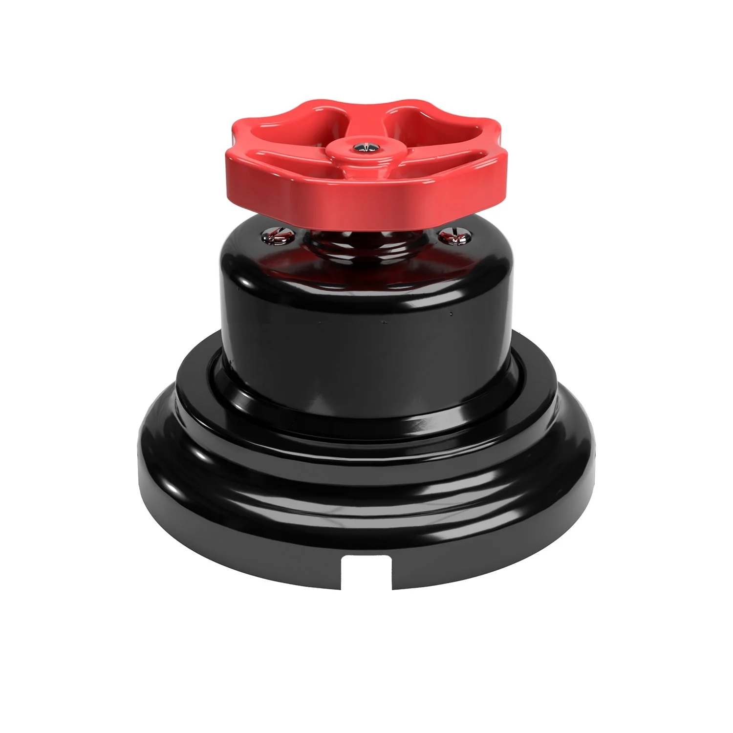 Switch/deviator kit with black porcelain knob and base - Image 14