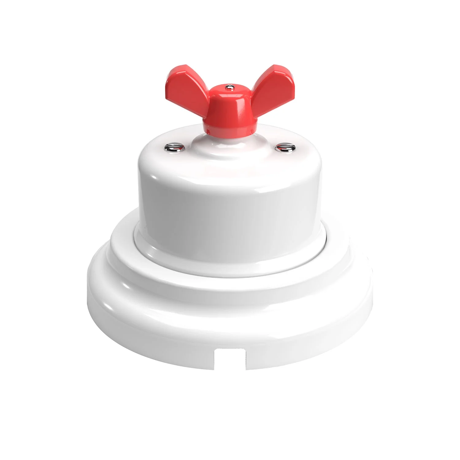 Switch/selector kit with wing nut and white porcelain base - Image 14