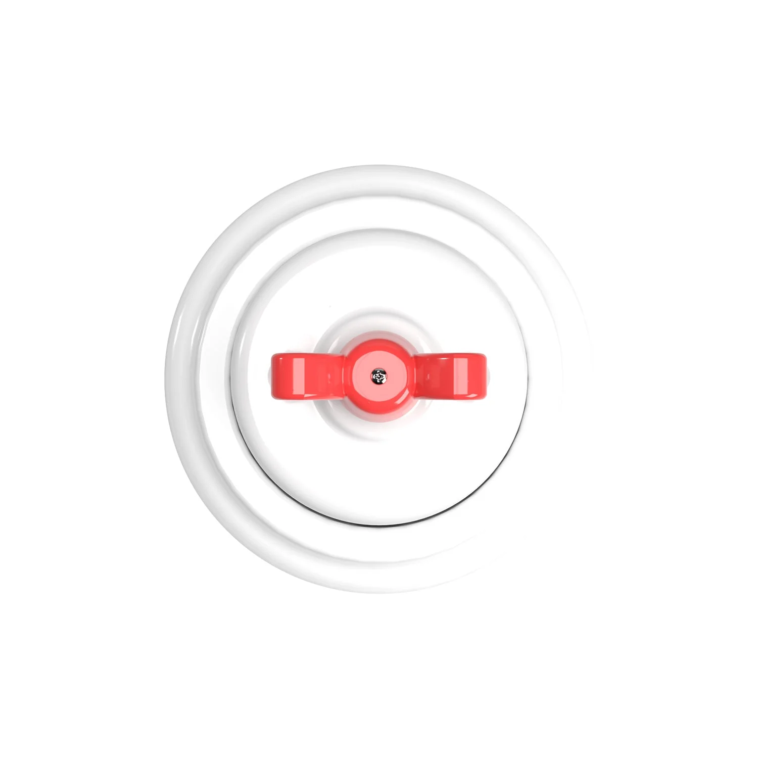 Switch/selector kit with wing nut and white porcelain base - Image 15