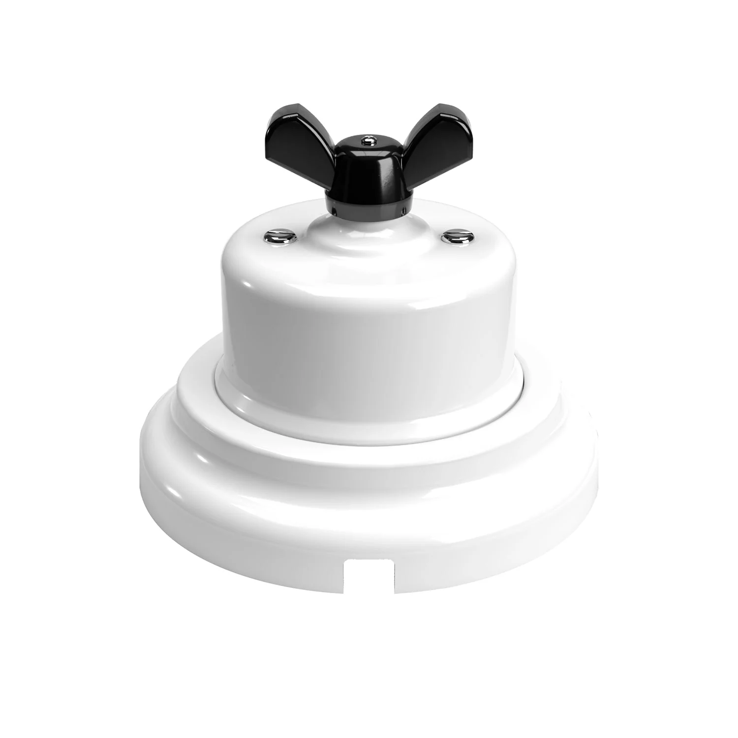 Switch/selector kit with wing nut and white porcelain base - Image 9