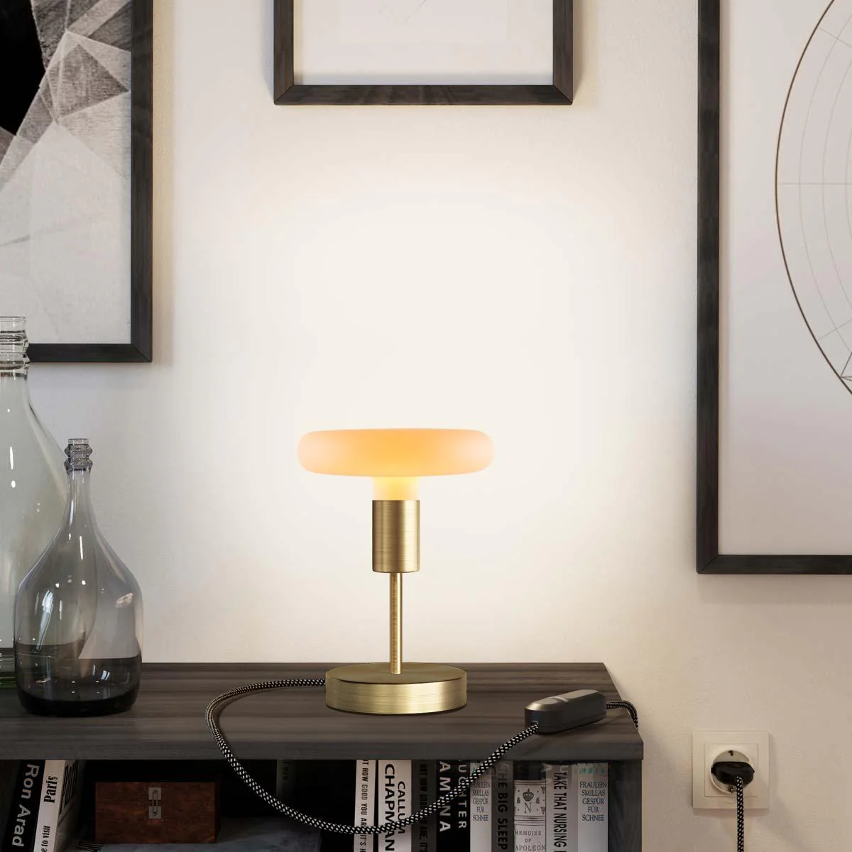 Alzaluce Dash table lamp in metal - Satin bronze - Image 6