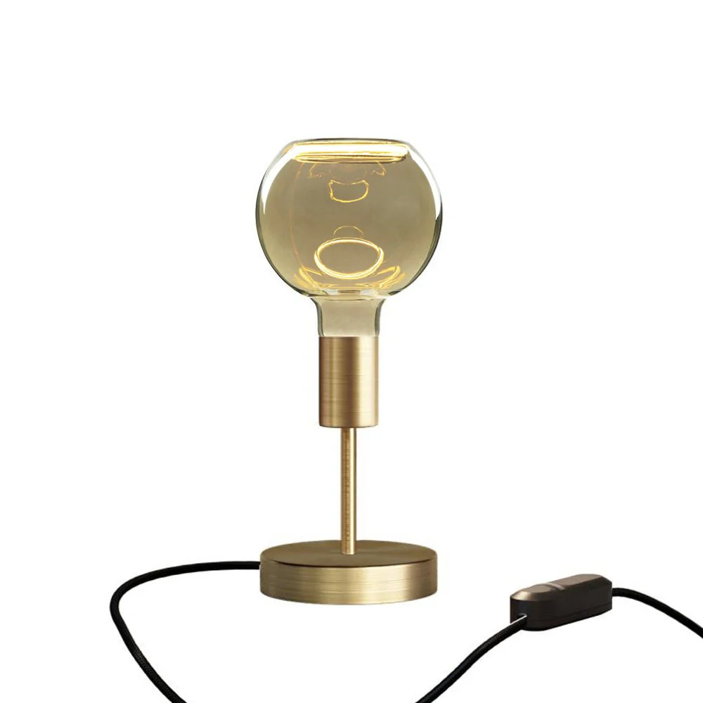 Alzaluce Globo Ghost table lamp in metal - Satin bronze - Image 5