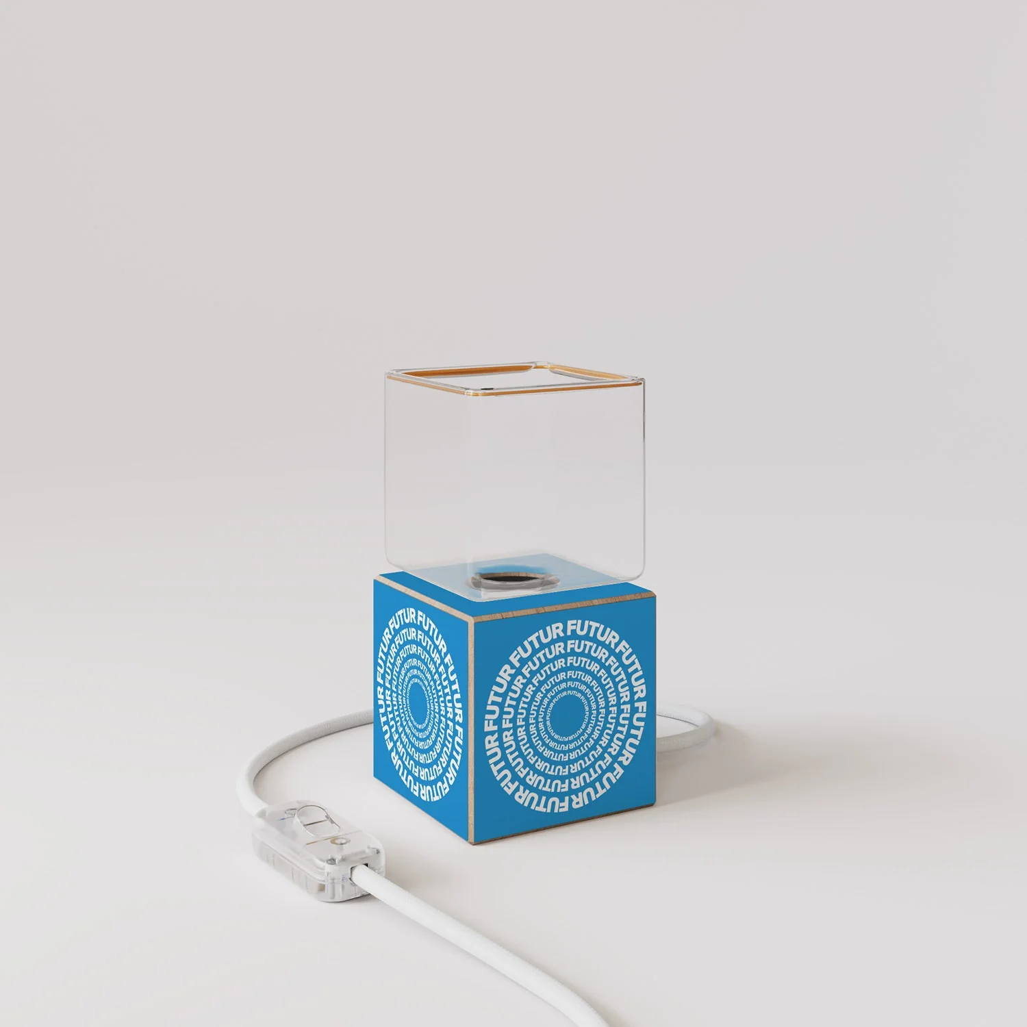 Cubetto table lamp “Futur” with Ghost Light bulb - Futur Festival - Image 4