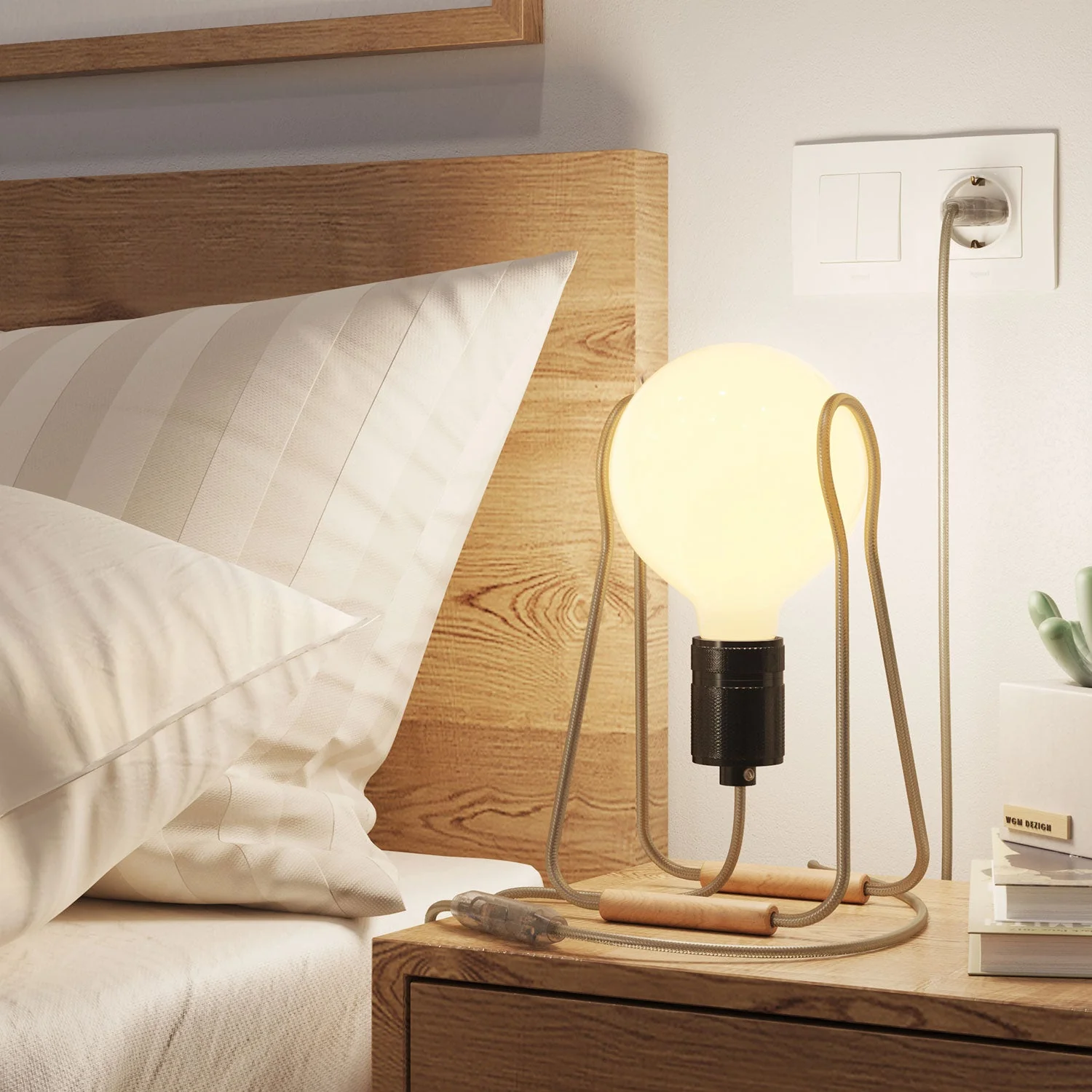 Taché Elegant table lamp - Blush - Image 2