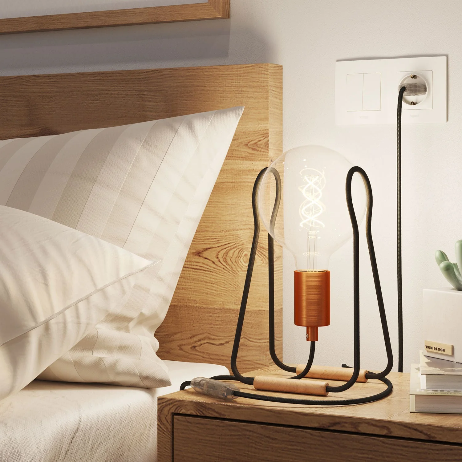 Taché Metal table lamp - Black - Image 2