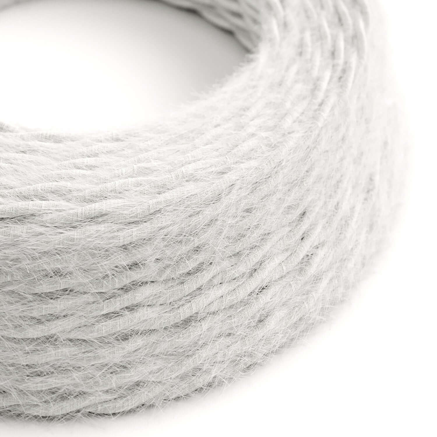 Textile cord for lighting Optical White Marlene - The Original Creative Cables, designed for original lamps - TP01