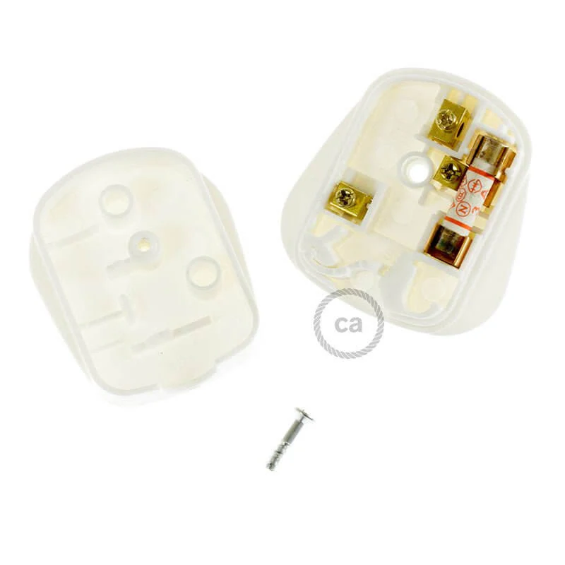 3-pin English Plug - White - Image 2