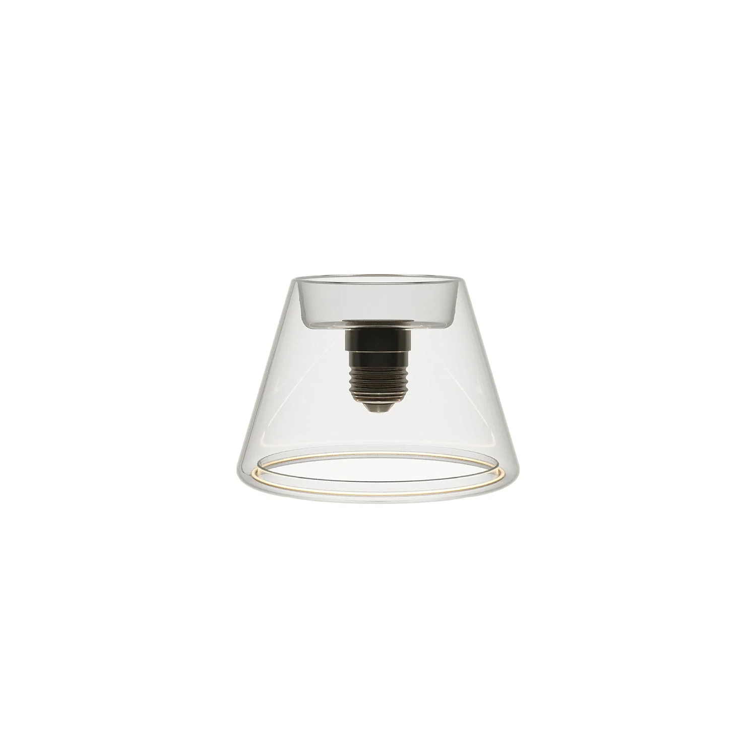 LED Clear Ghost Line Light Bulb CRI 90 Mini Cone 6W 500Lm E27 2200K Dimmable - G07