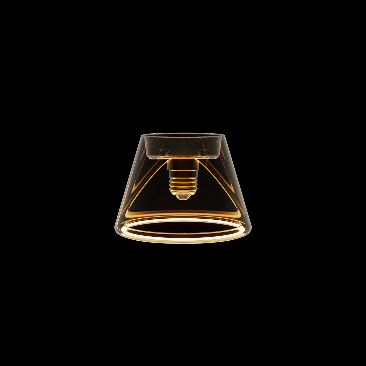 LED Clear Ghost Line Light Bulb CRI 90 Mini Cone 6W 500Lm E27 2200K Dimmable - G07 - Image 2