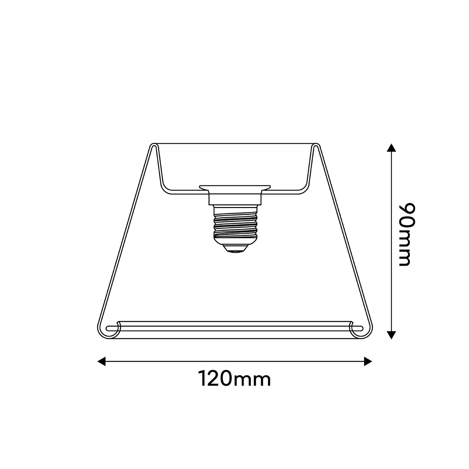 LED Clear Ghost Line Light Bulb CRI 90 Mini Cone 6W 500Lm E27 2200K Dimmable - G07 - Image 5