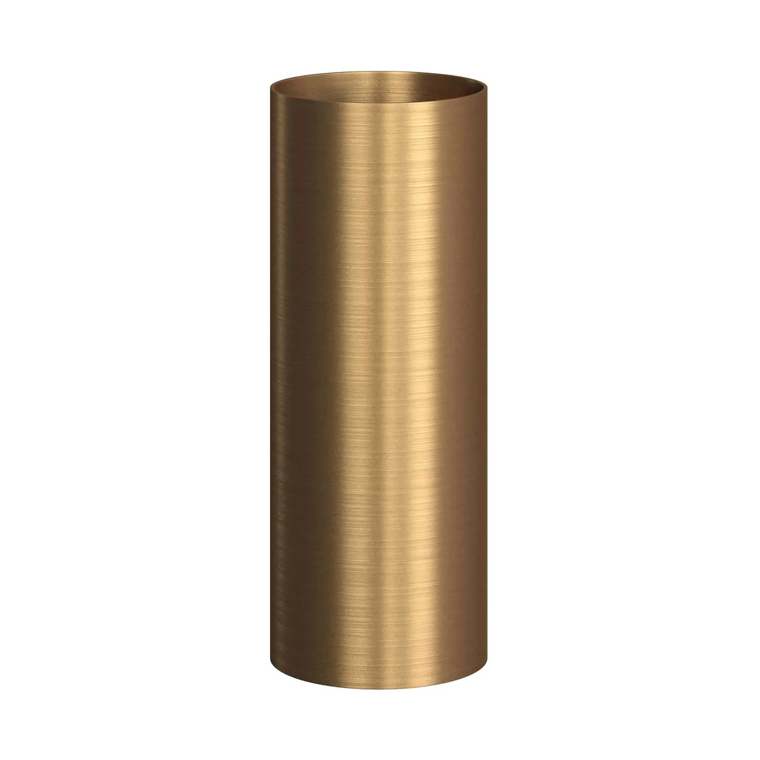 Tub-E14, metal tube for spotlight with double-ring E14 socket - Satin bronze - Image 4