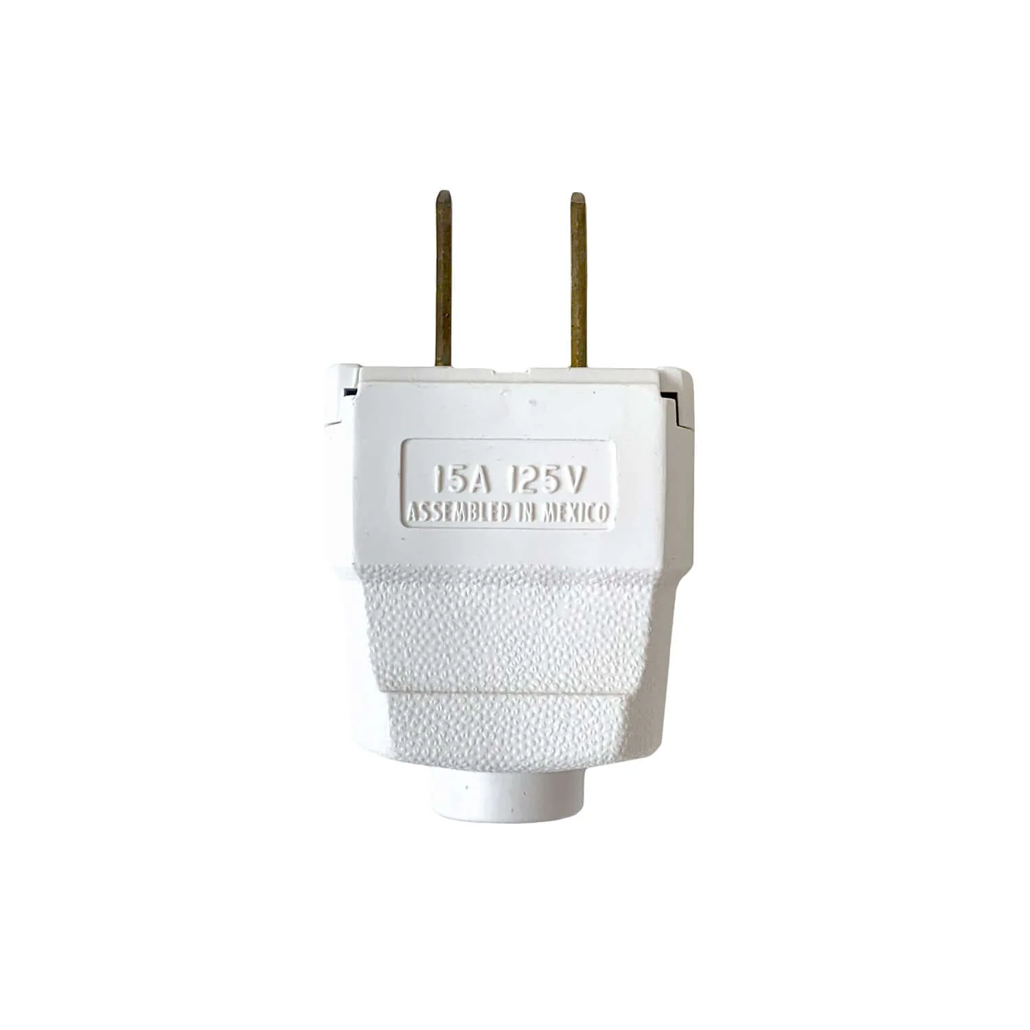 American 2-prong plug - UL certified - White