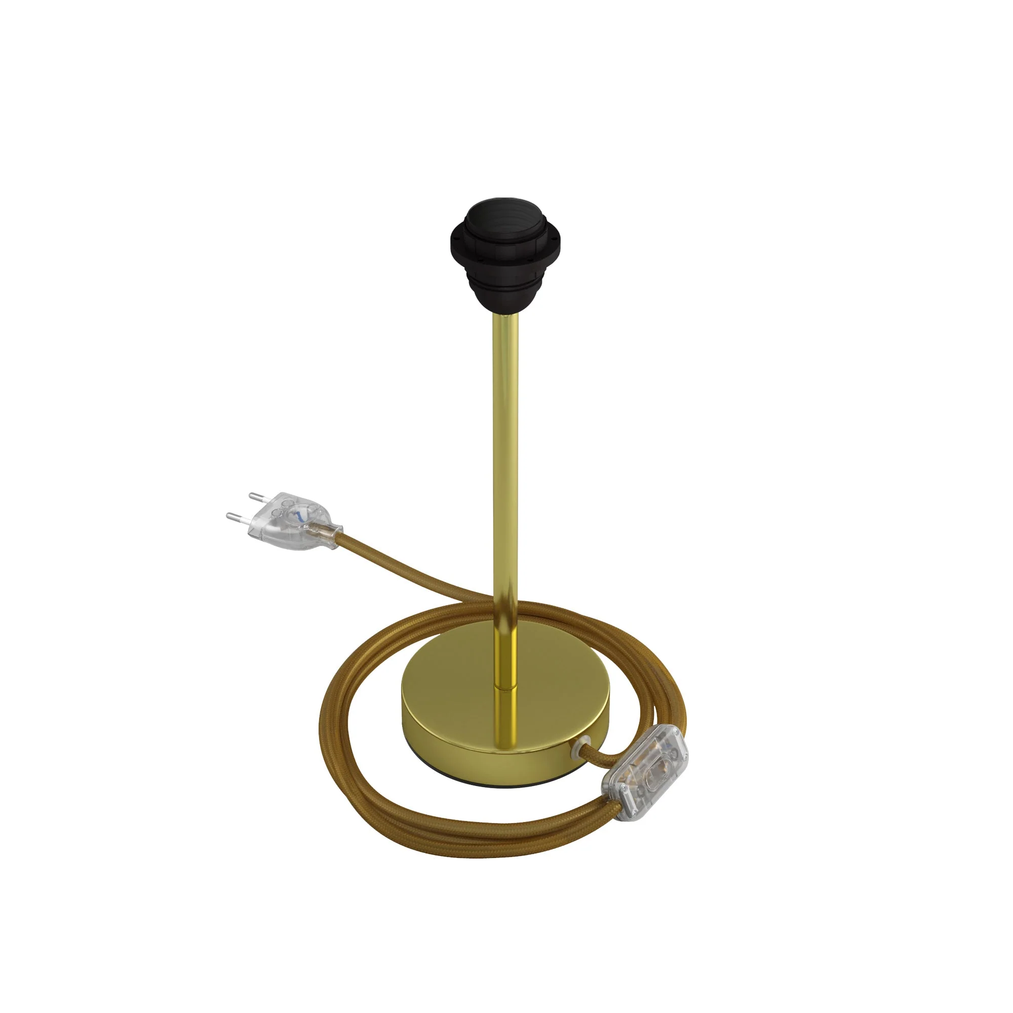 Lamp-raiser for lampshade - Table lamp in metal - Brass - Image 8