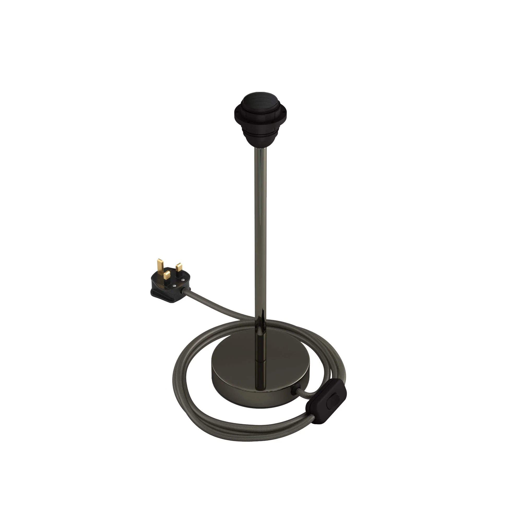 Alzaluce for lampshade - Table lamp in metal and UK plug - Black pearl - Image 9