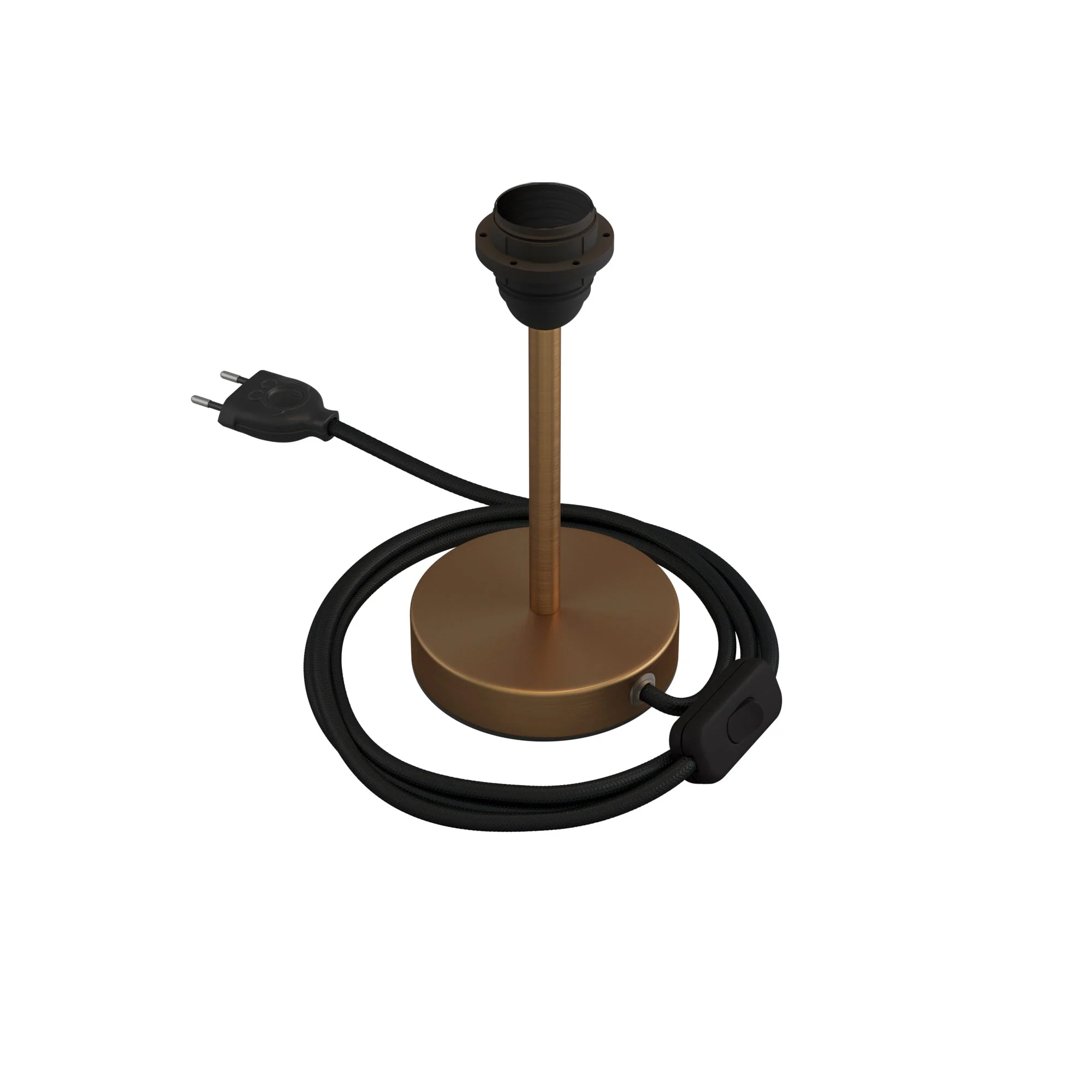 Lampshade riser - Metal table lamp - Satin bronze - Image 6