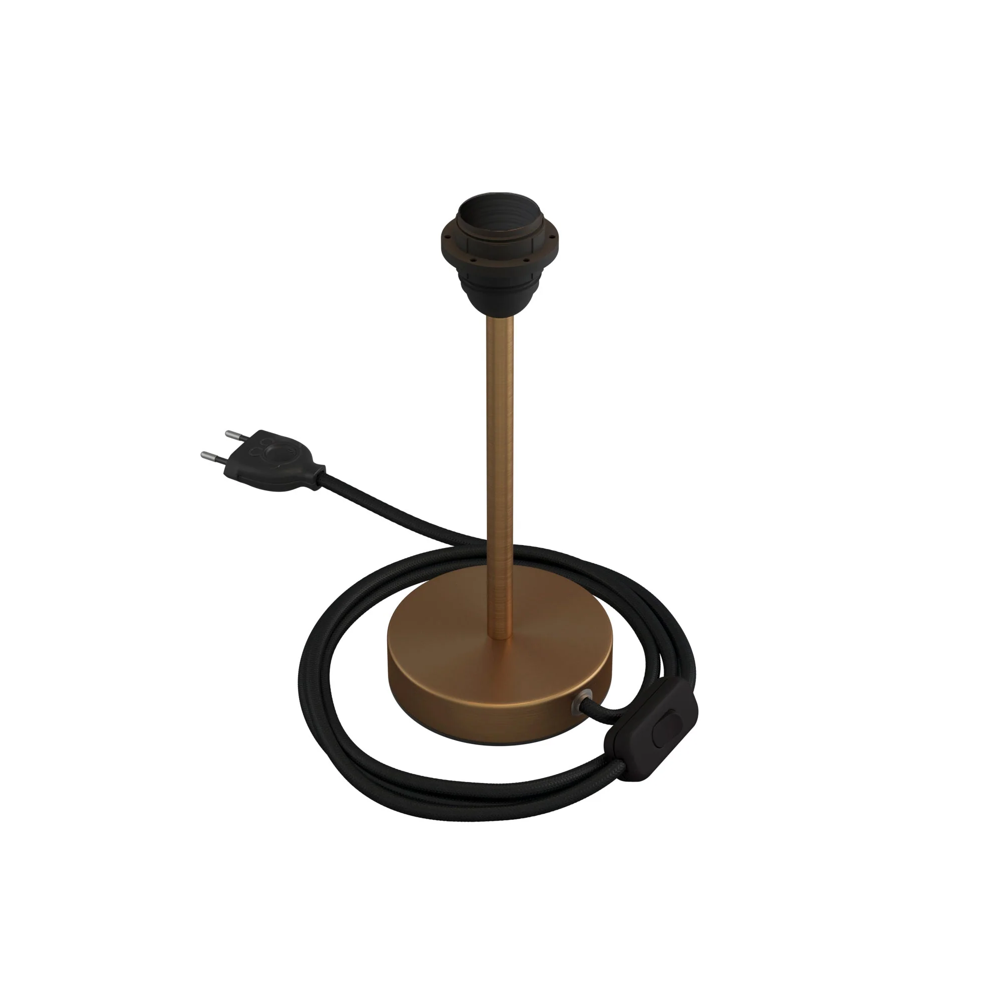Lampshade riser - Metal table lamp - Satin bronze - Image 7