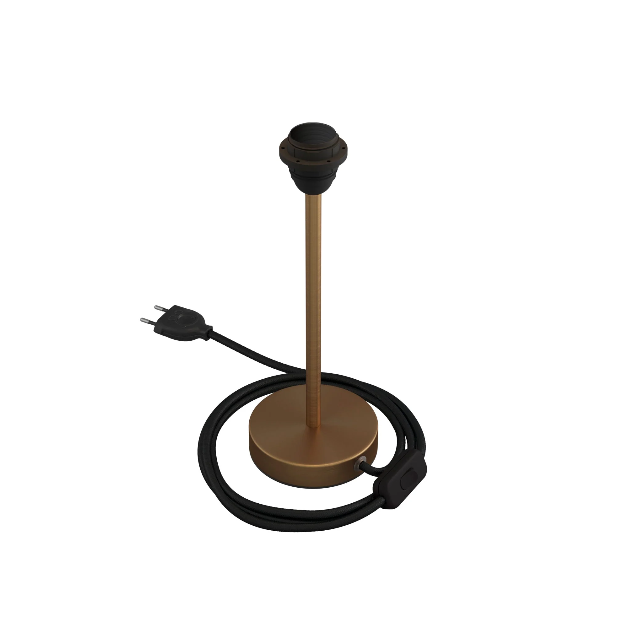 Lampshade riser - Metal table lamp - Satin bronze - Image 8