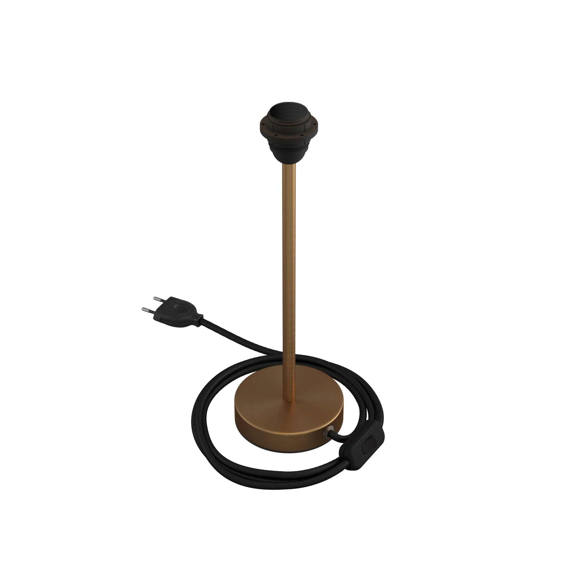 Lampshade riser - Metal table lamp - Satin bronze - Image 9