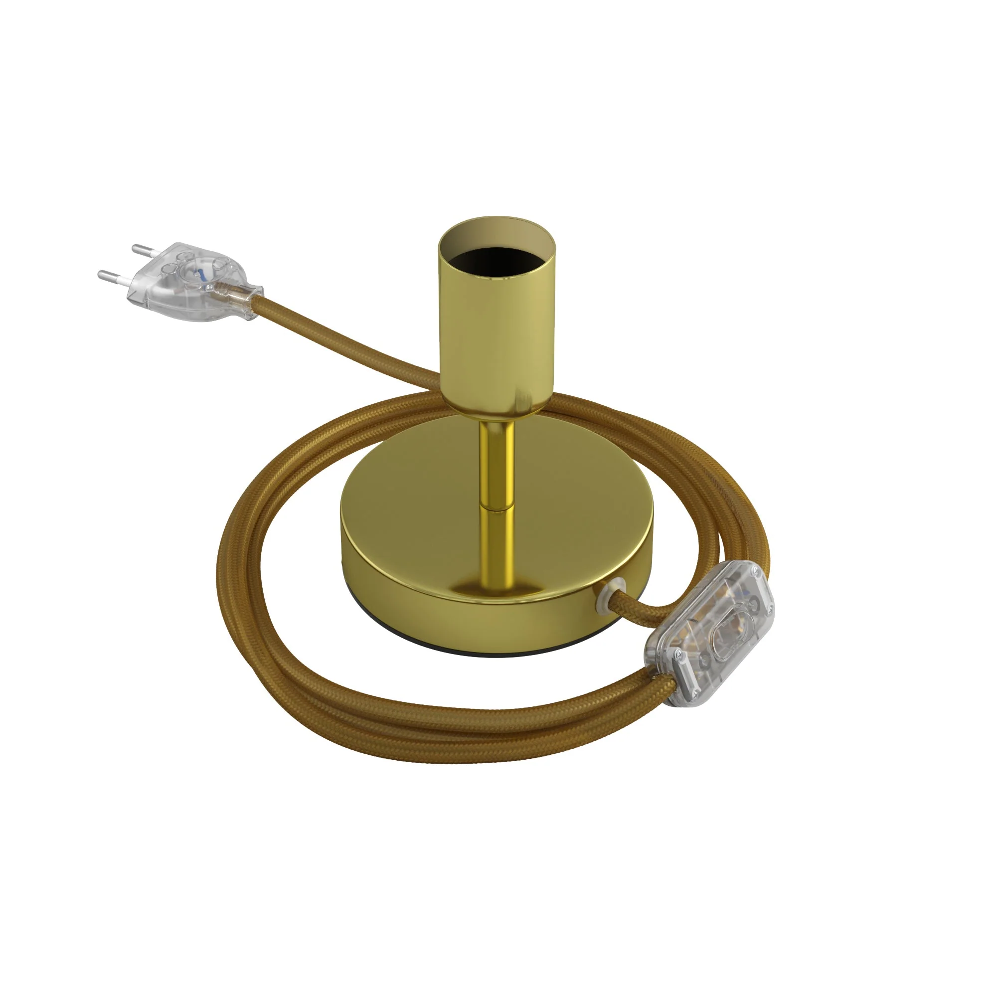 Alzaluce - Metal table lamp - Brass