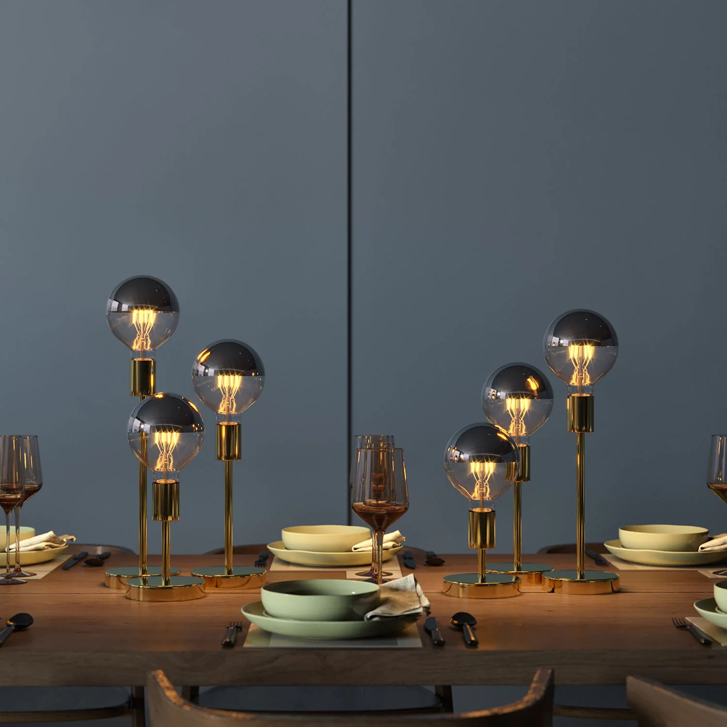 Alzaluce - Metal table lamp - Brass - Image 2
