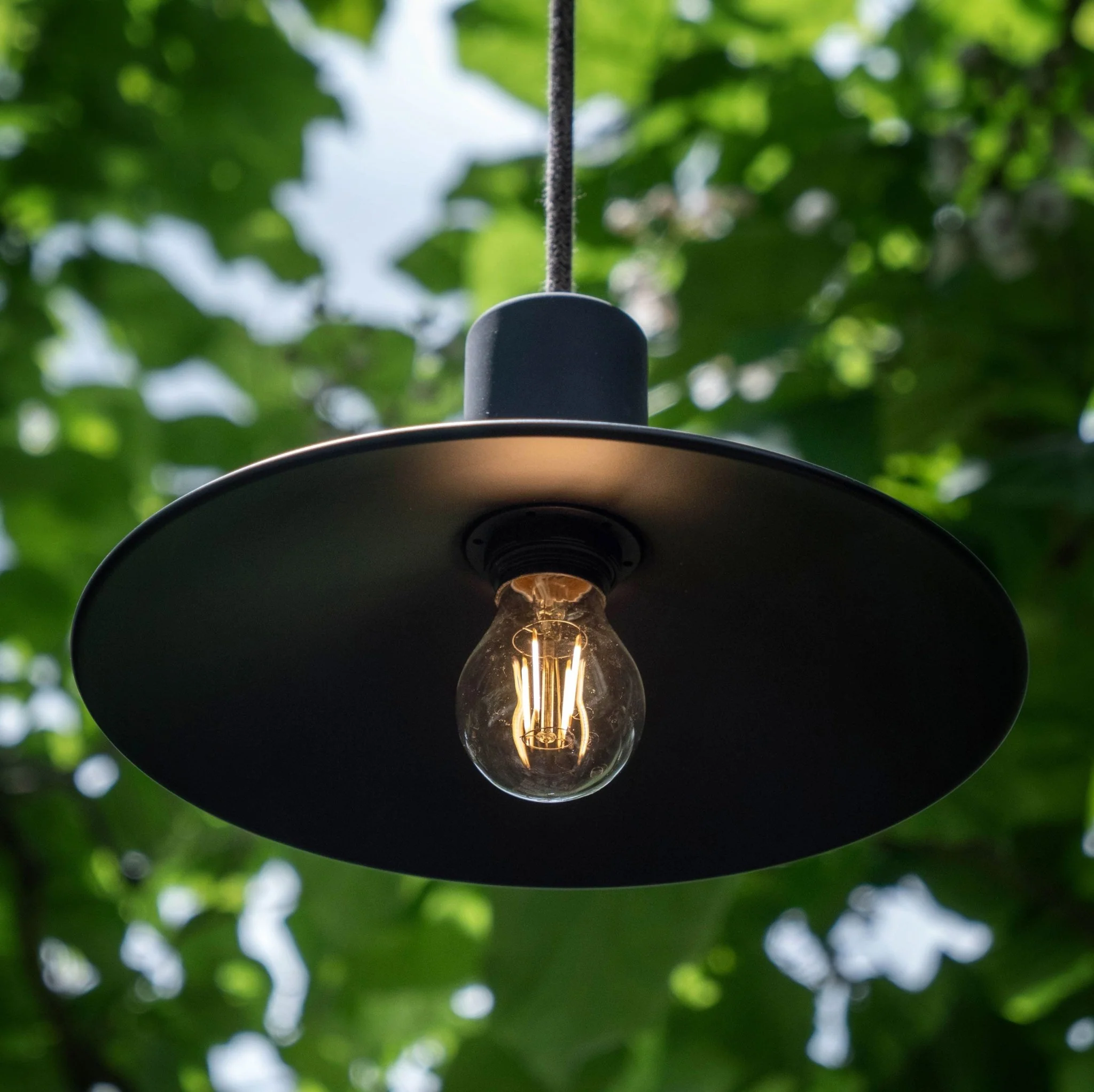 UV-resistant round electric cable with natural Brown SN04 linen lining for outdoor use - Compatible with Eiva Outdoor - Image 3