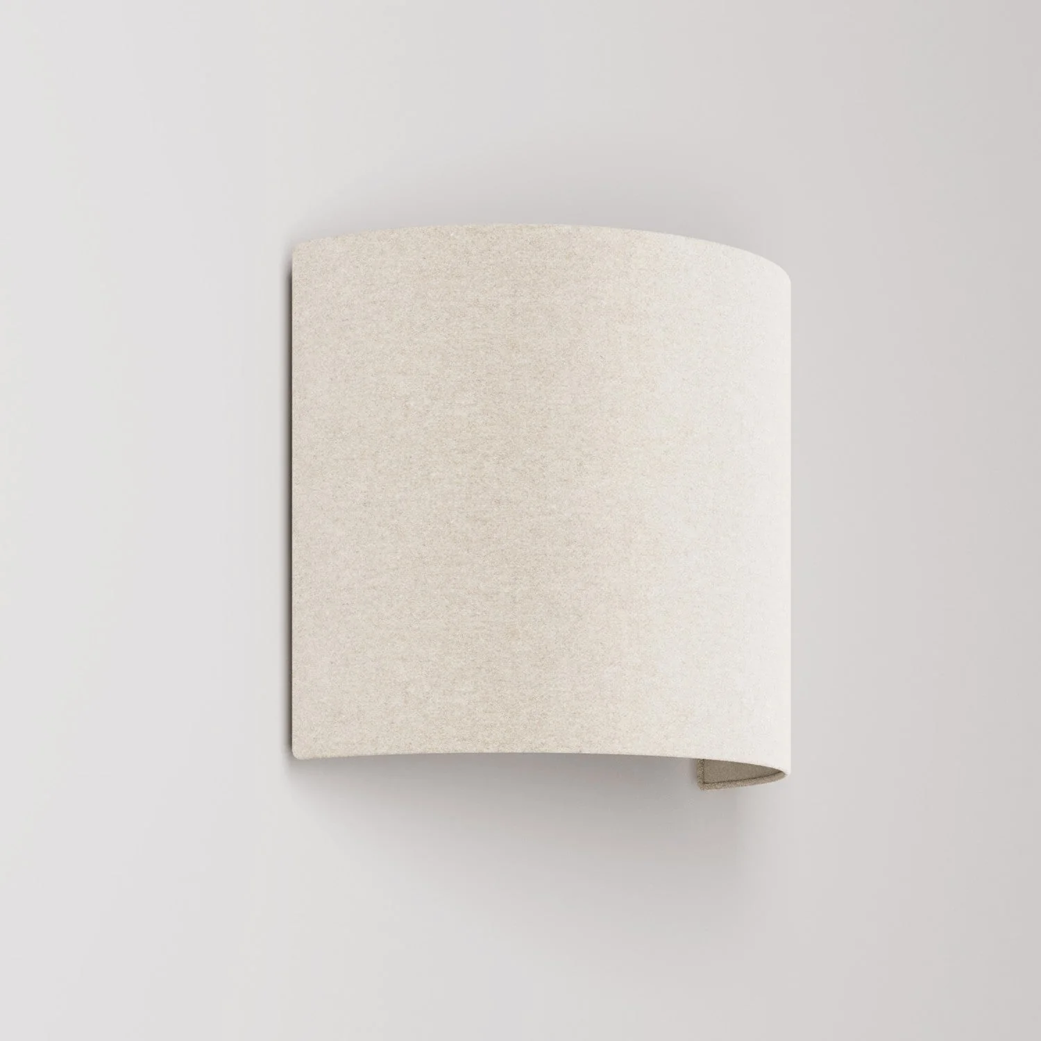 Ventola Wall Light with fabric lampshade - Made in Italy - Sand Wool