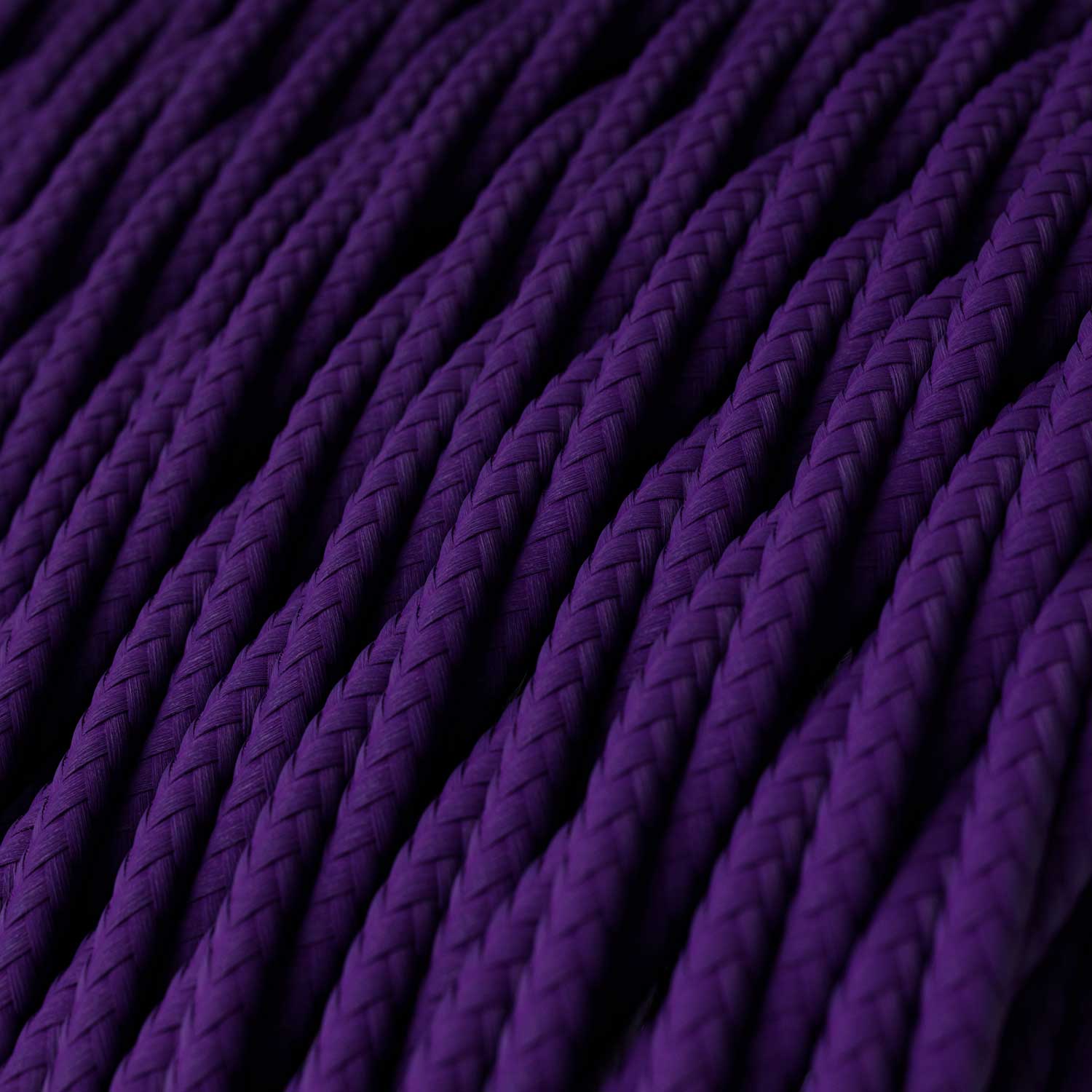 Violet Rayon covered twisted electric cable – TM14 - Image 2